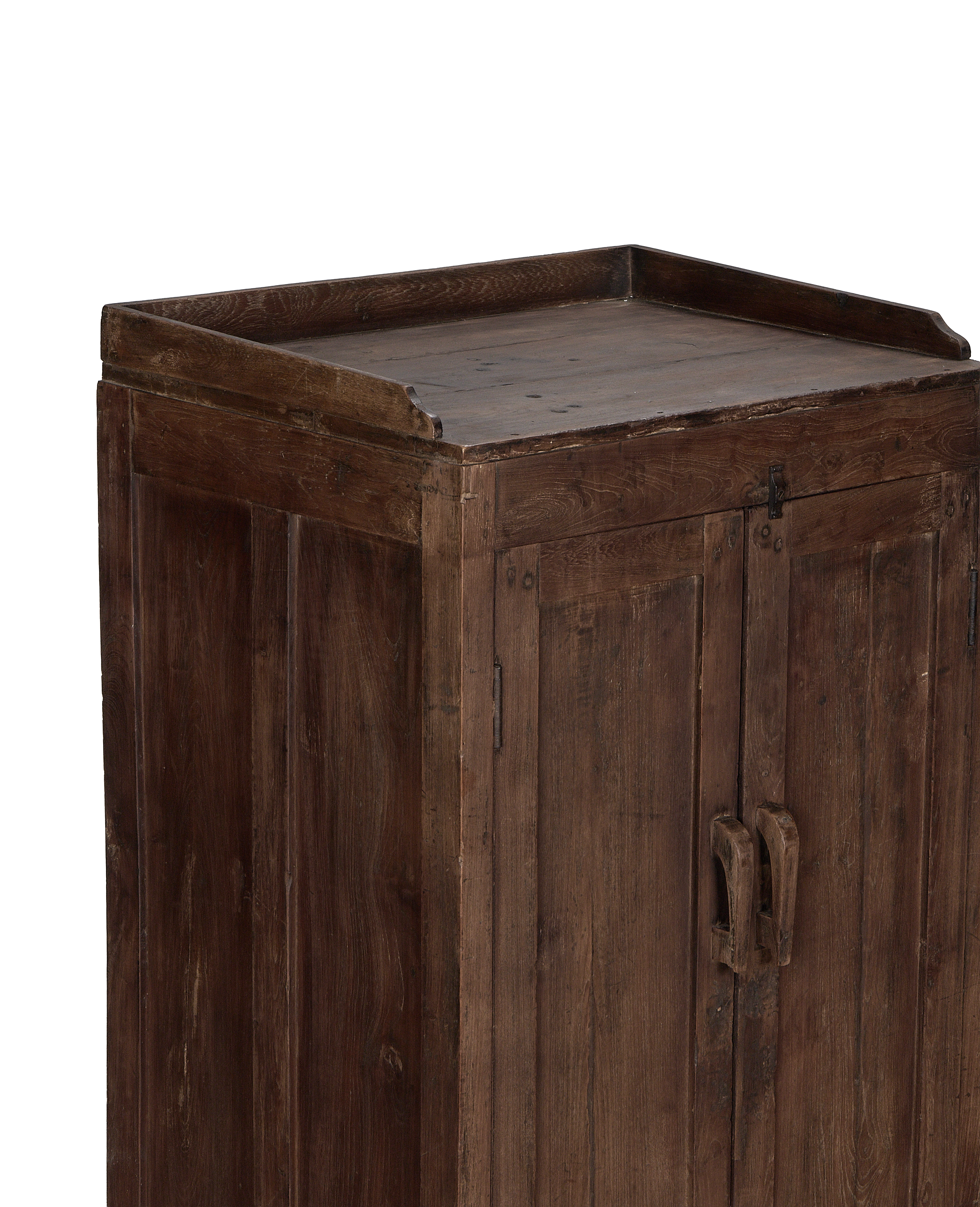 Wood Cabinet - Natural side view