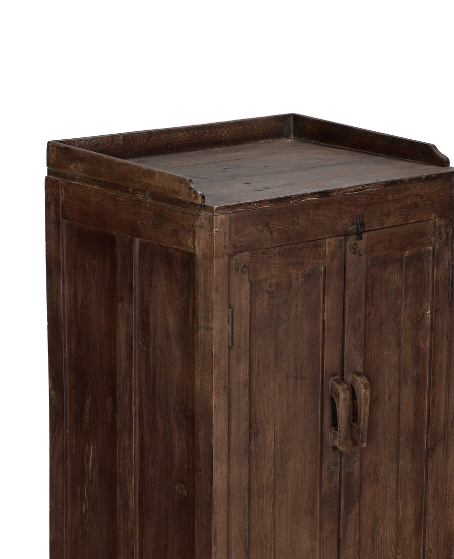 Wood Cabinet - Natural side view