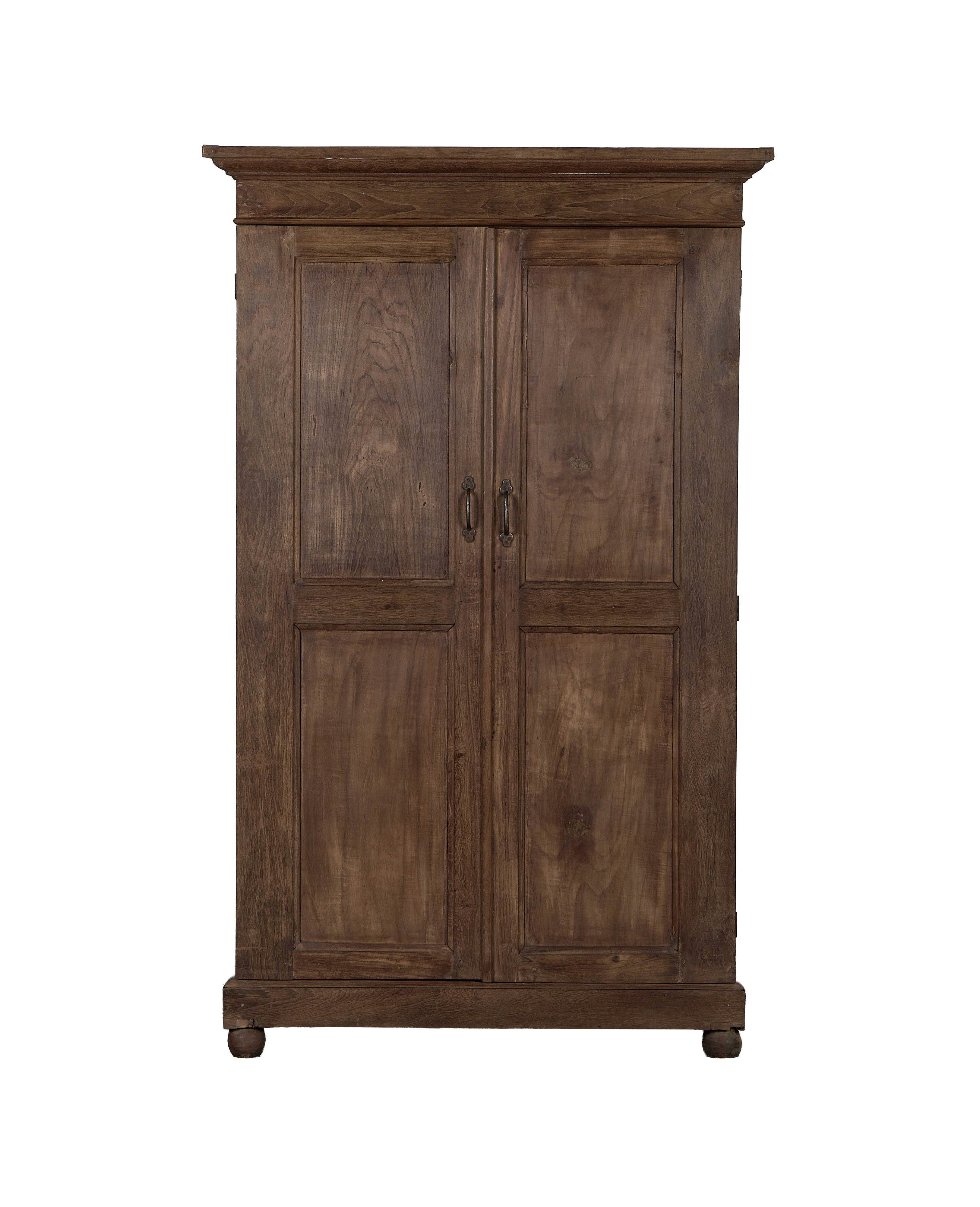 Wood Cabinet - Natural - oak - from India - vintage