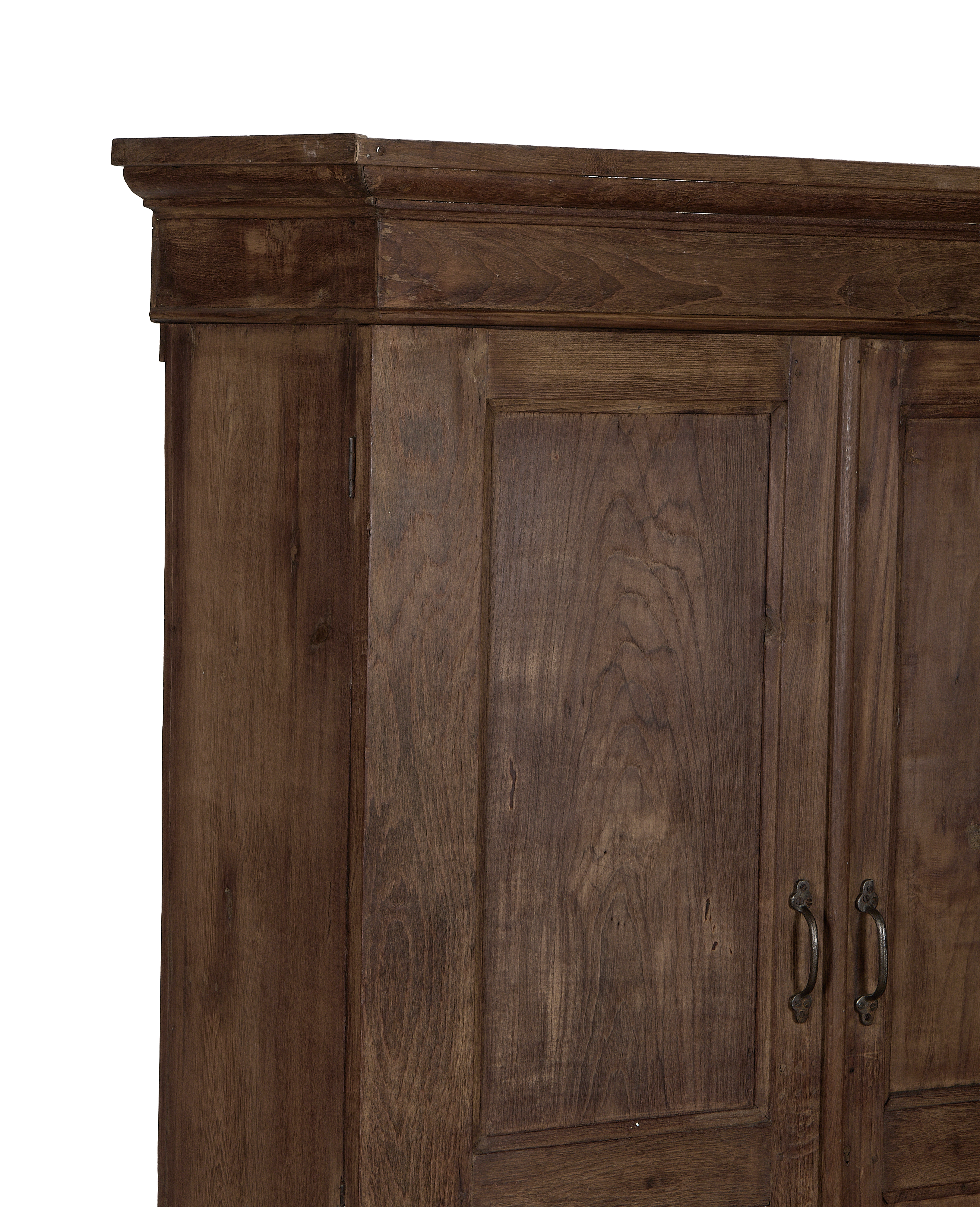 Wood Cabinet - Natural side view