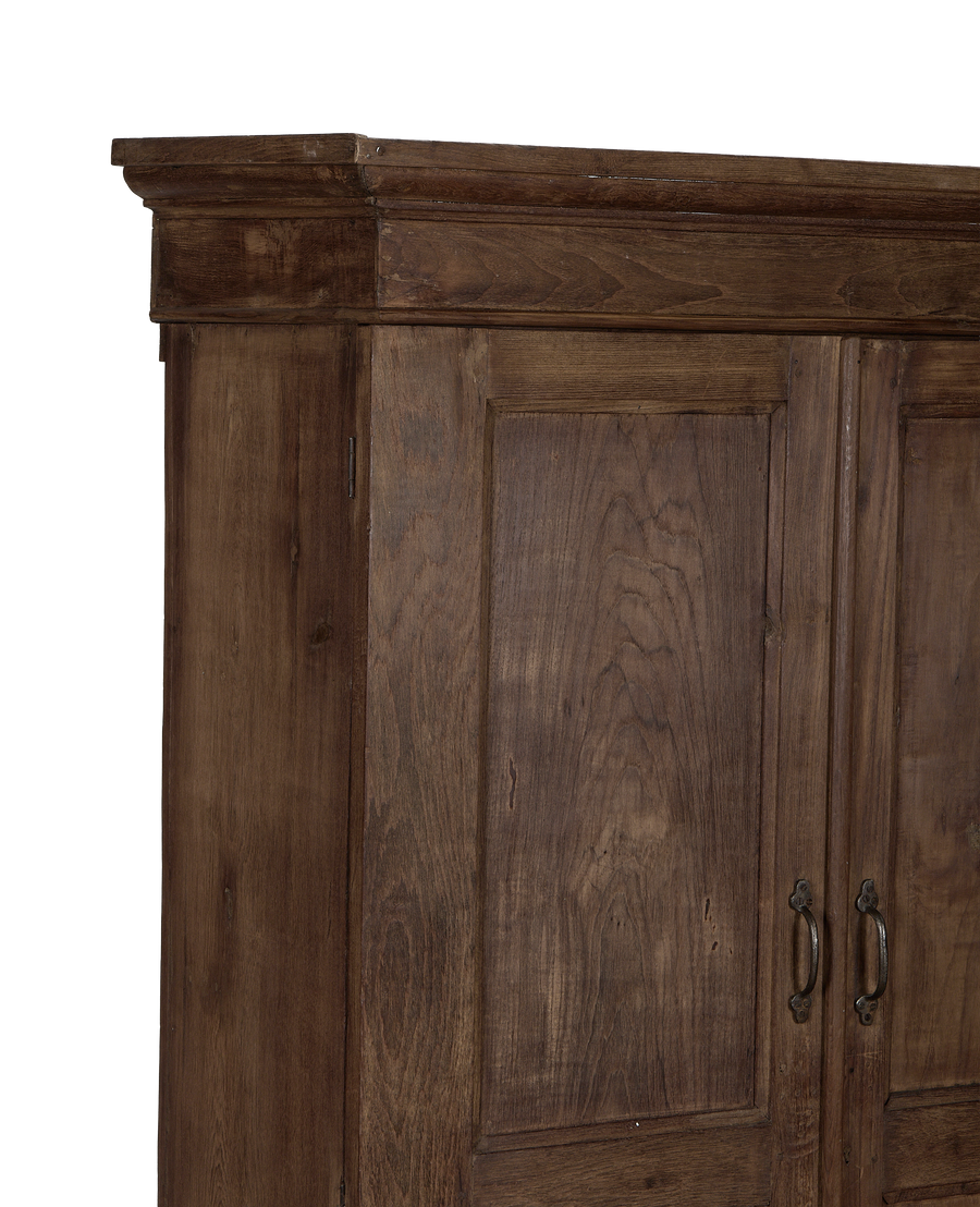 Wood Cabinet - Natural side view