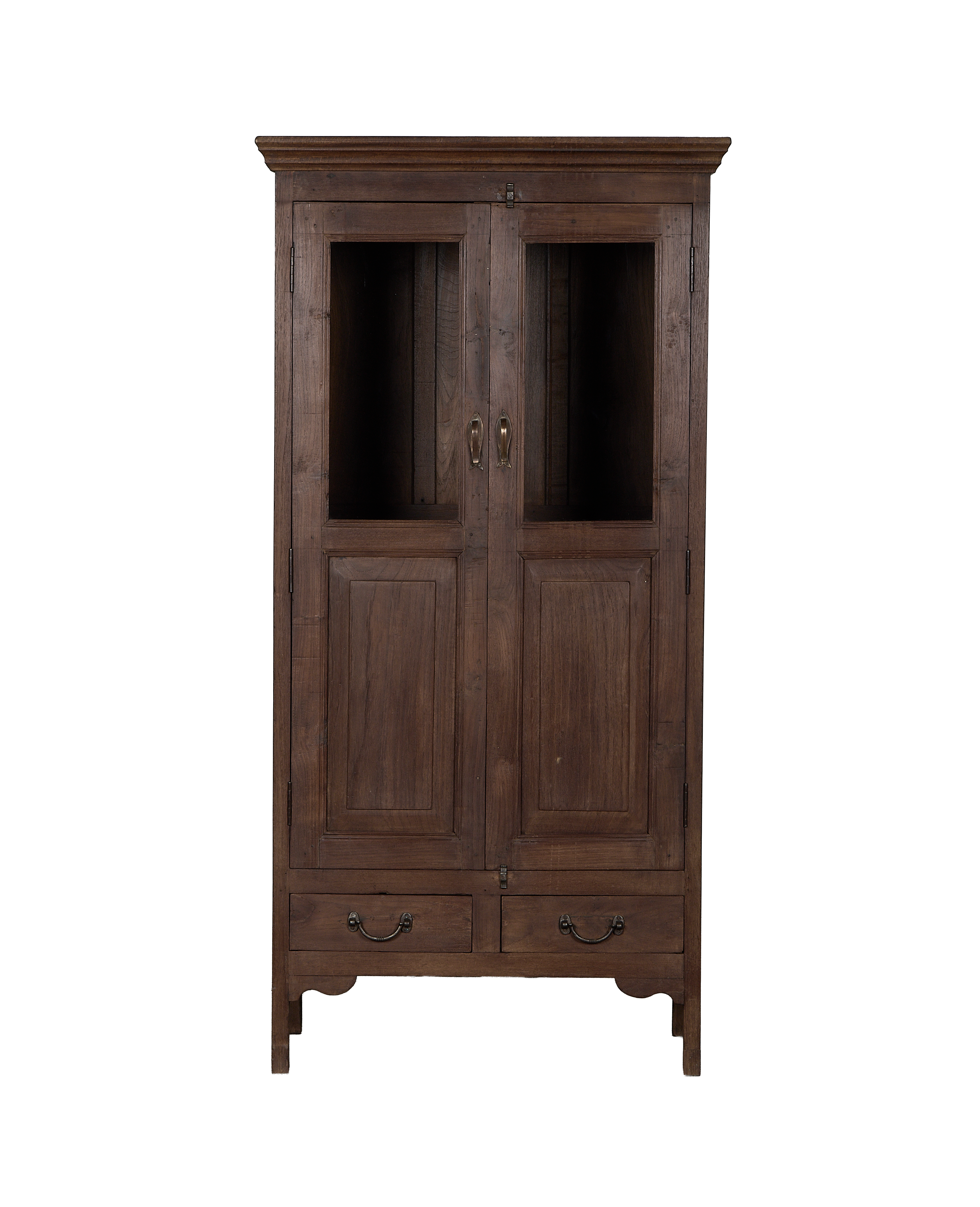 Wood Cabinet, Natural: vintage solid wood cabinet