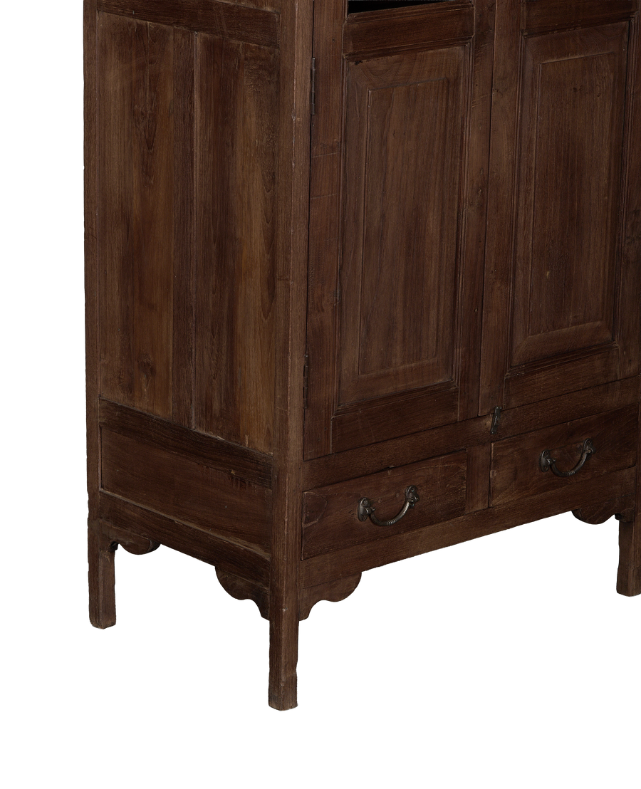 Wood Cabinet - Natural back view