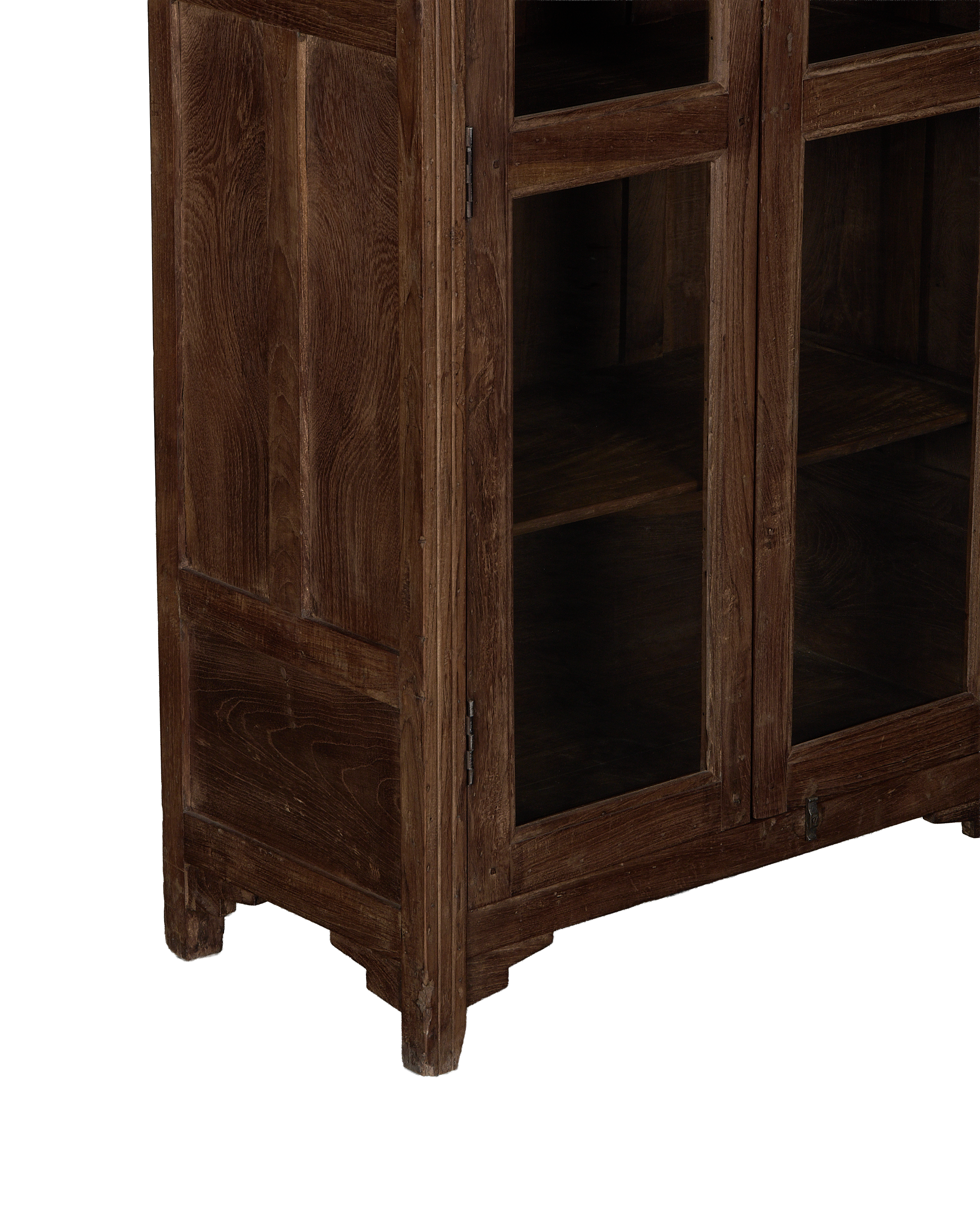 Wood Cabinet - Natural side view