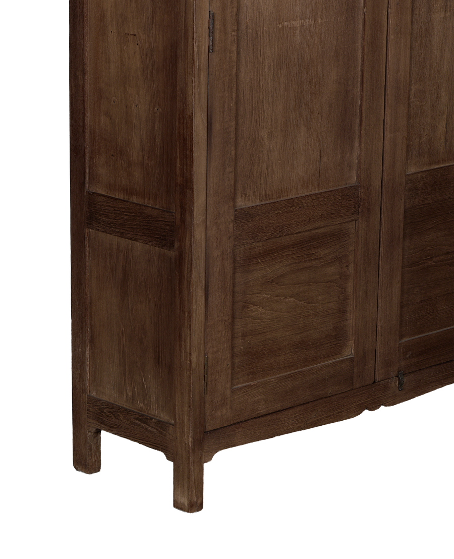 Wood Cabinet - Natural side view