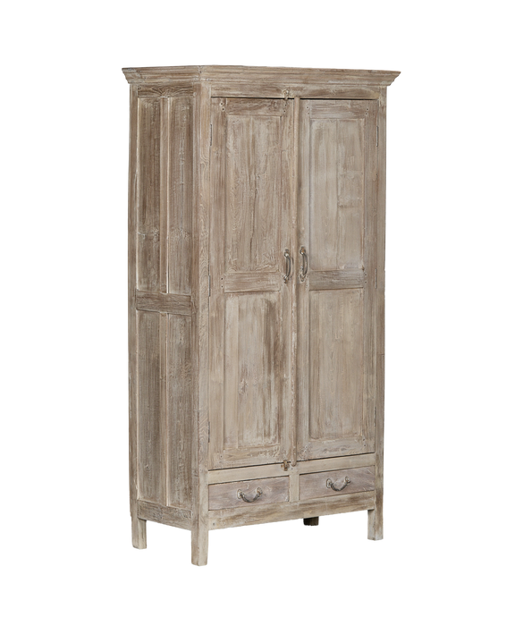 Wood Cabinet - Bleached