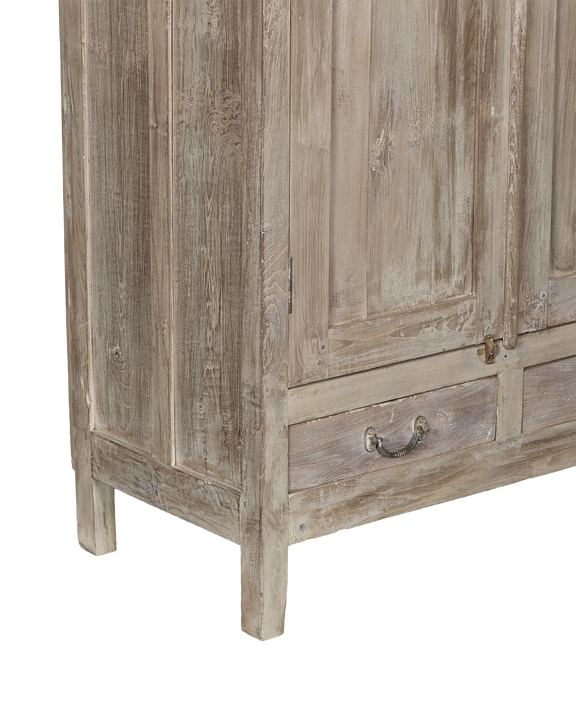 Wood Cabinet - Bleached