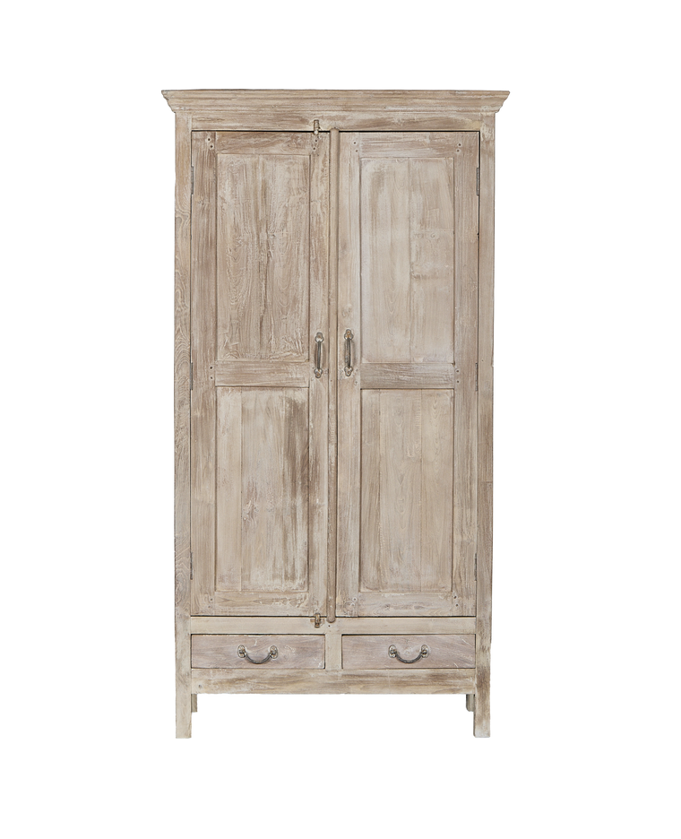 Wood Cabinet - Bleached