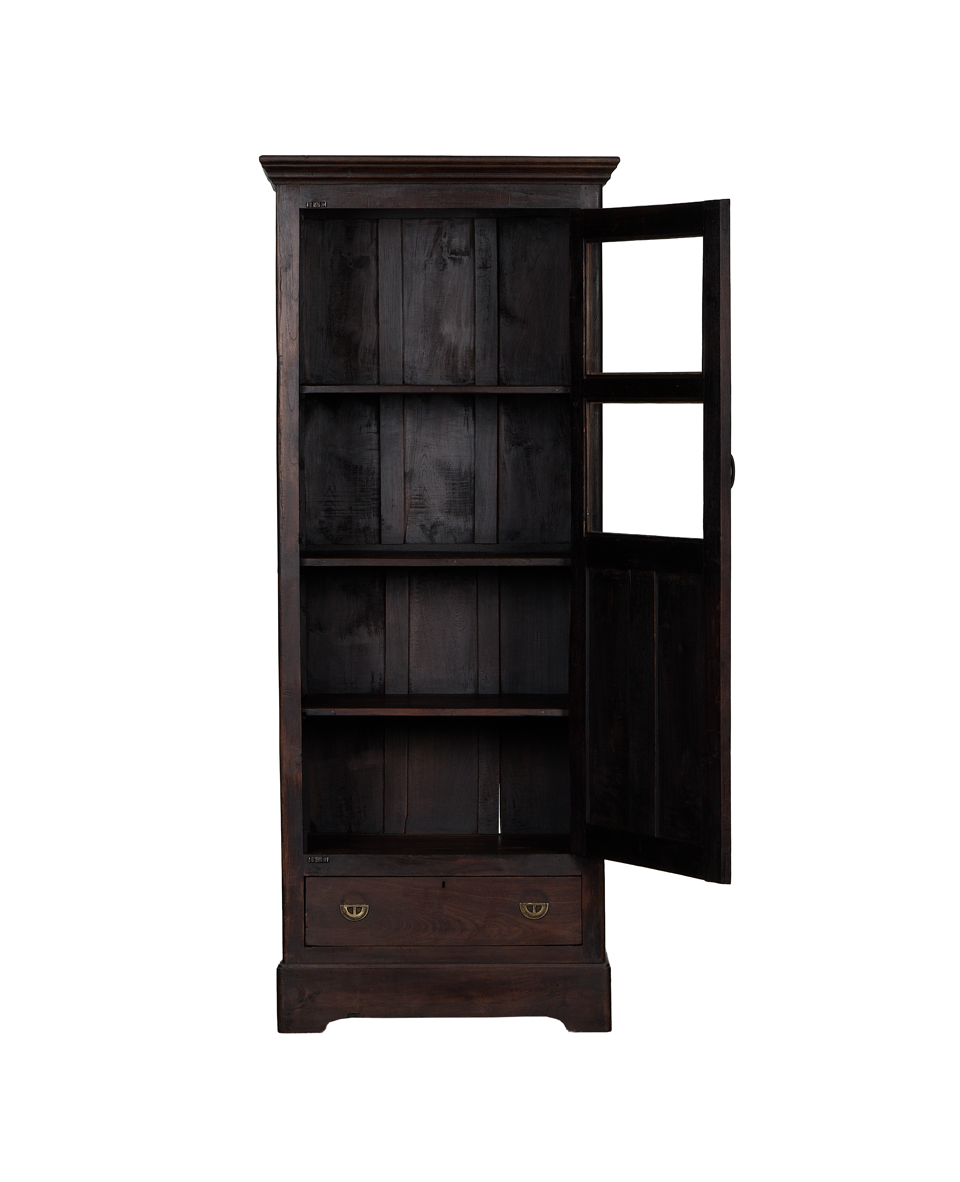 Wood Cabinet - Stained detail view