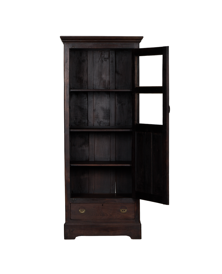 Wood Cabinet - Stained detail view