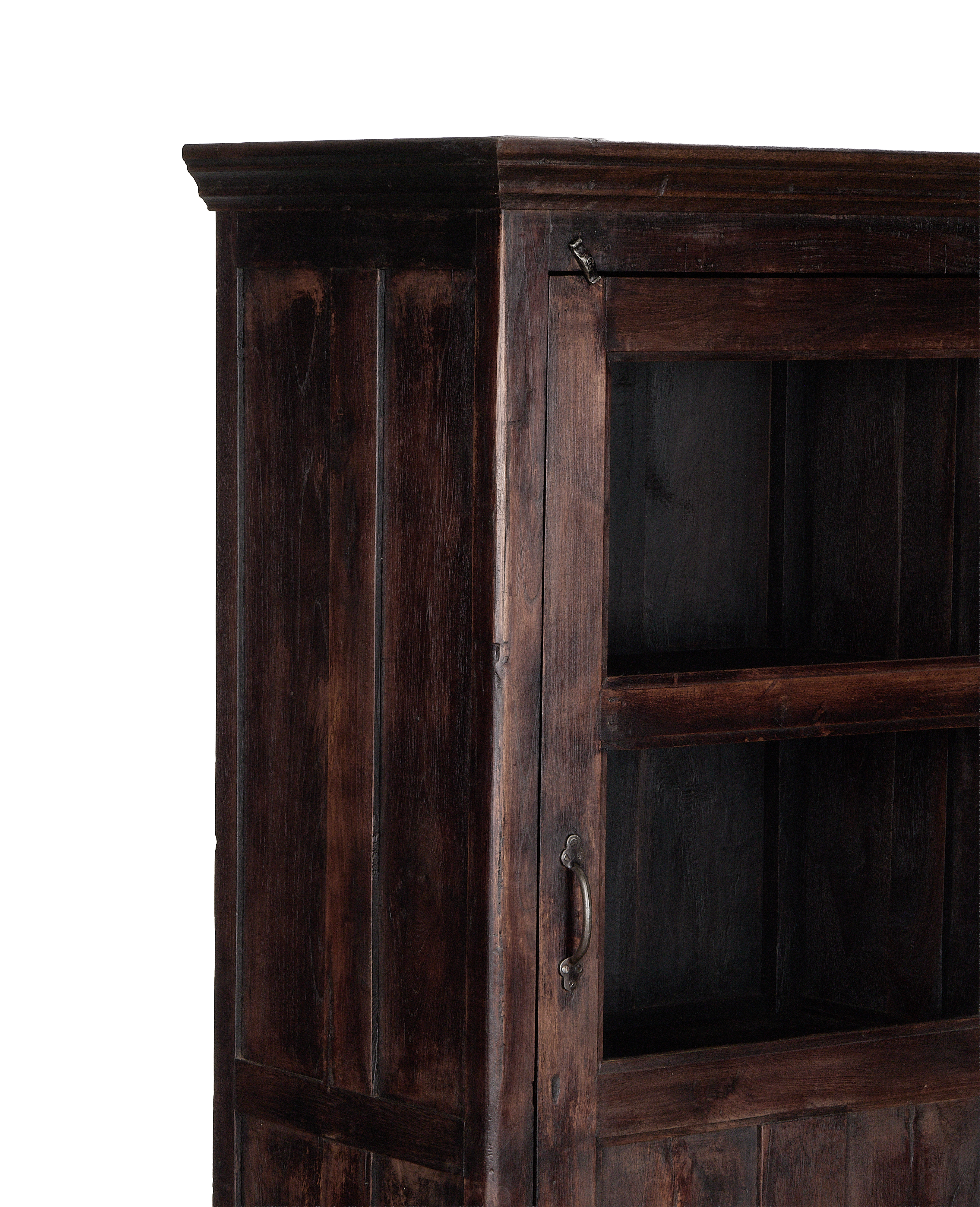 Wood Cabinet - Stained back view