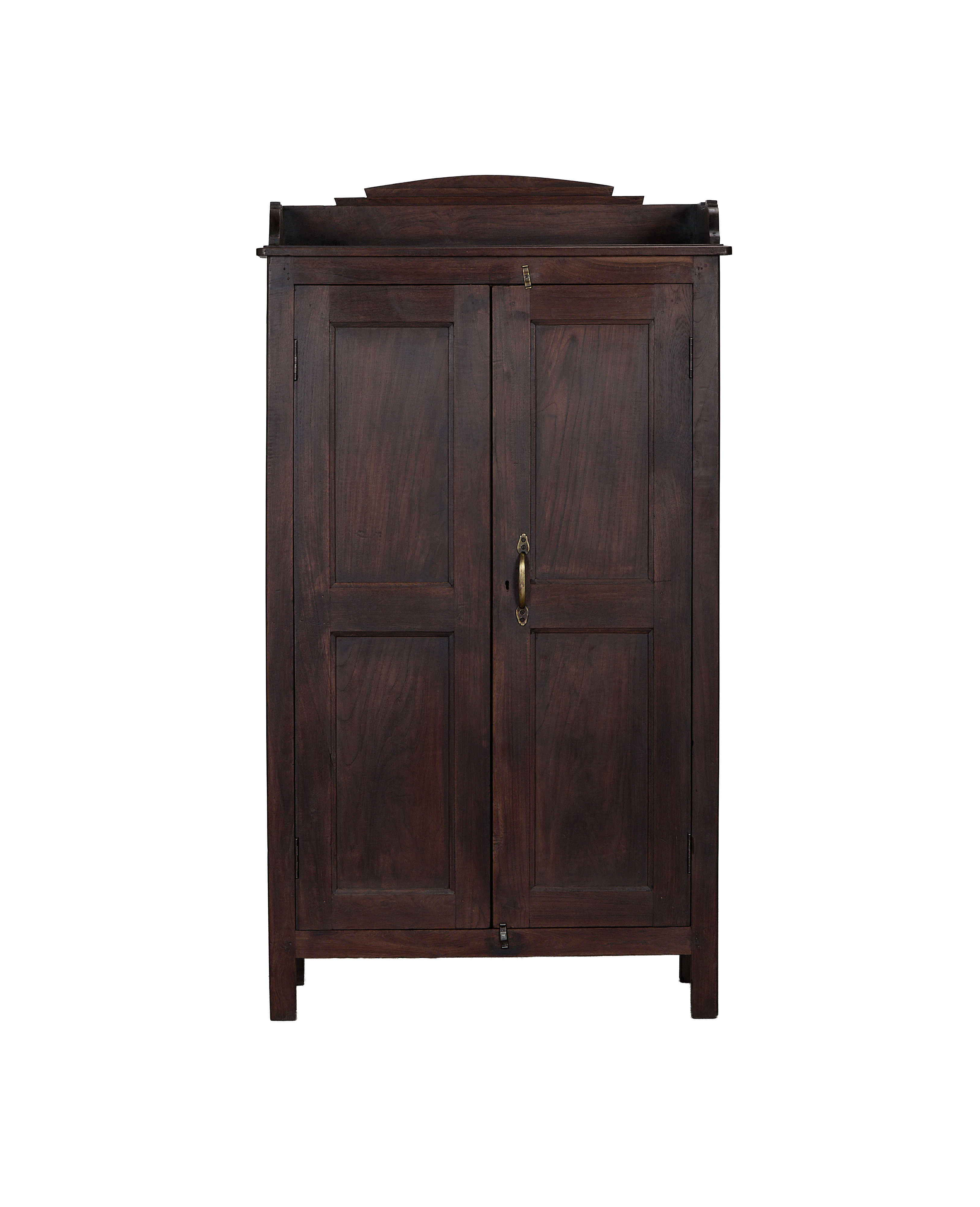 Wood Cabinet, Stained: vintage solid wood cabinet