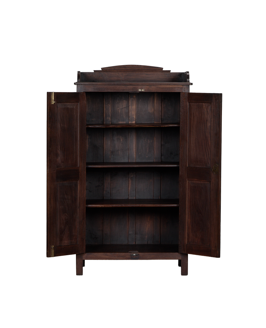 Wood Cabinet - Stained detail view