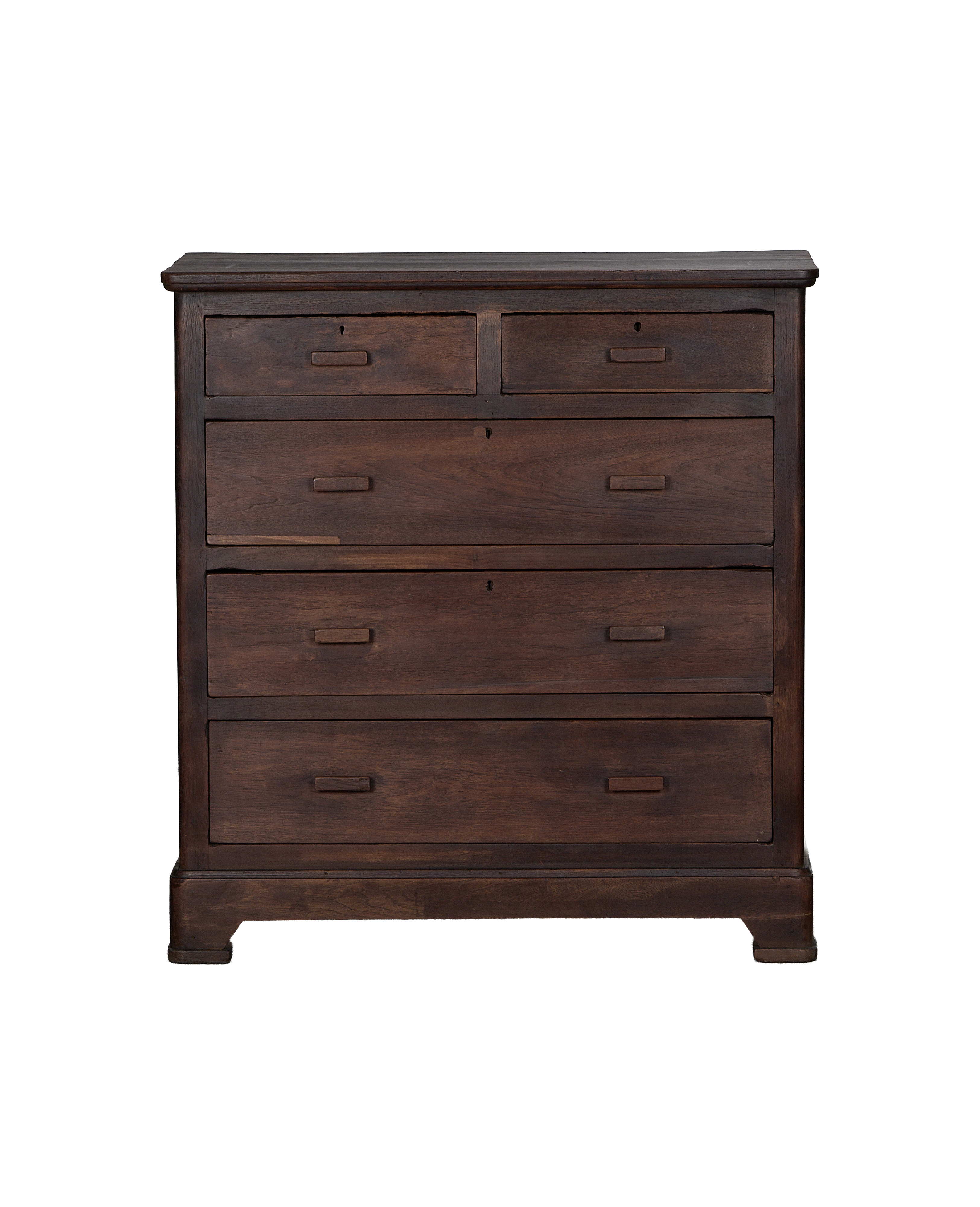 Wood Dresser - Stained - oak - from India - vintage