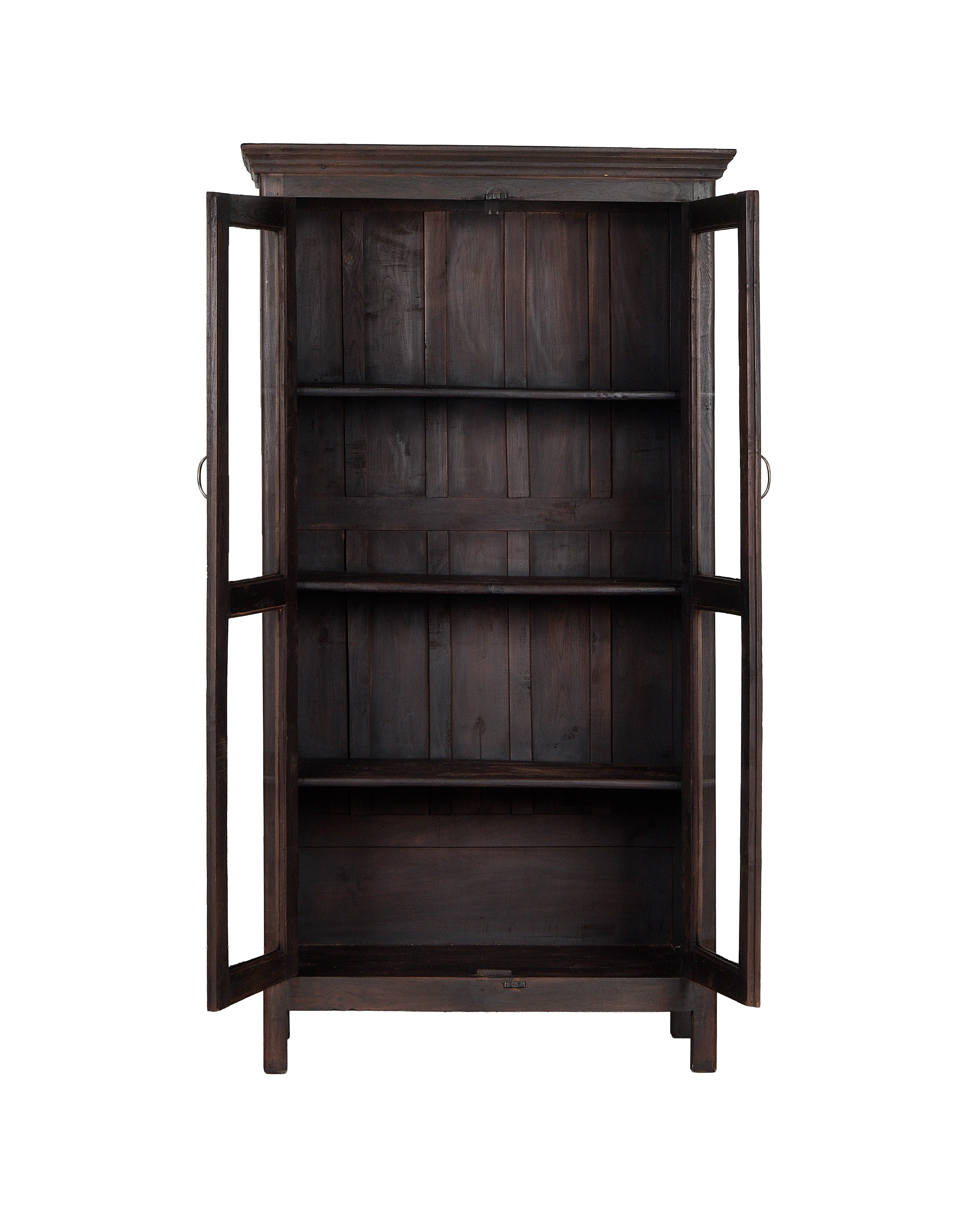 Wood Cabinet - Stained detail view