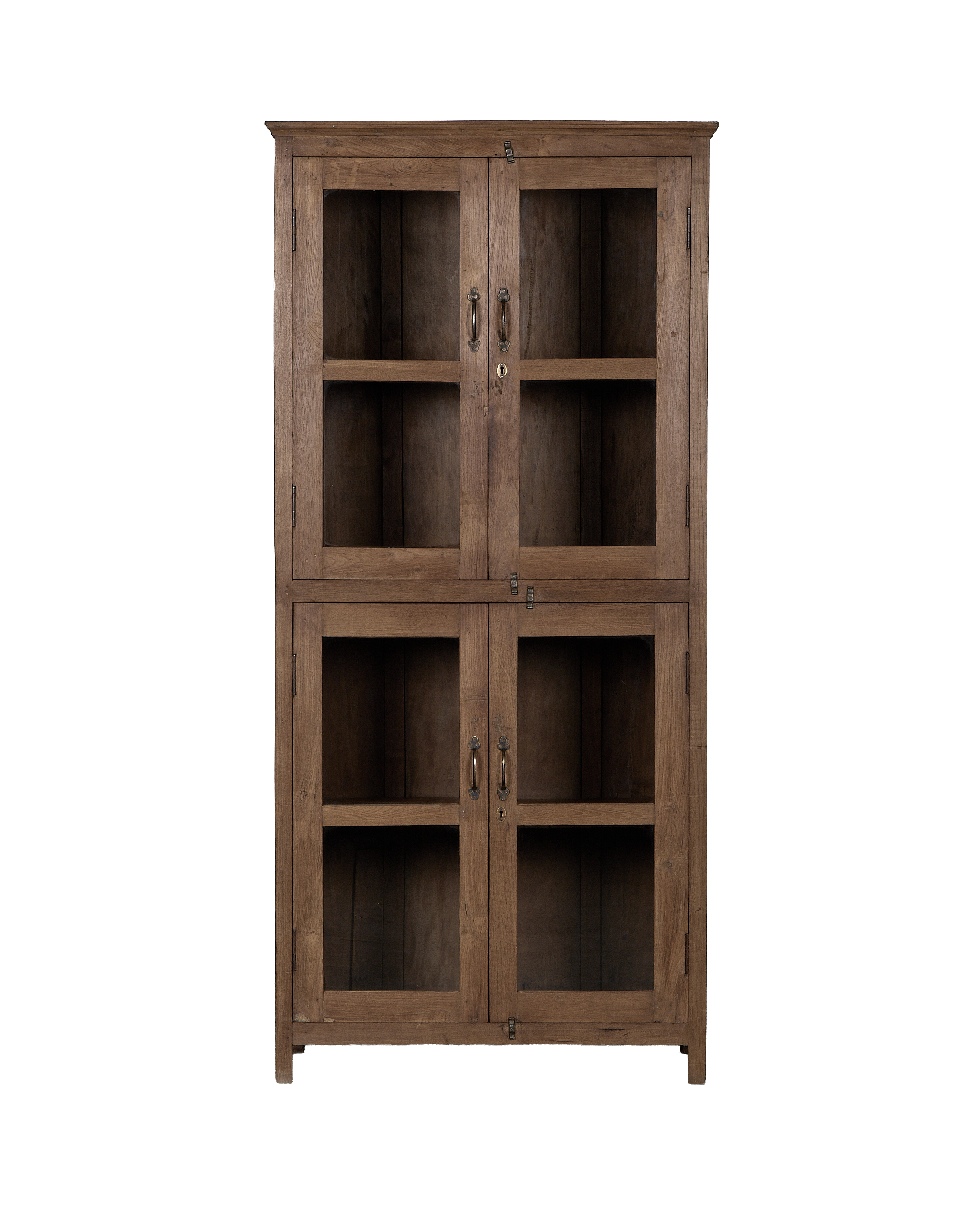 Wood Cabinet - Natural - oak - from India - vintage