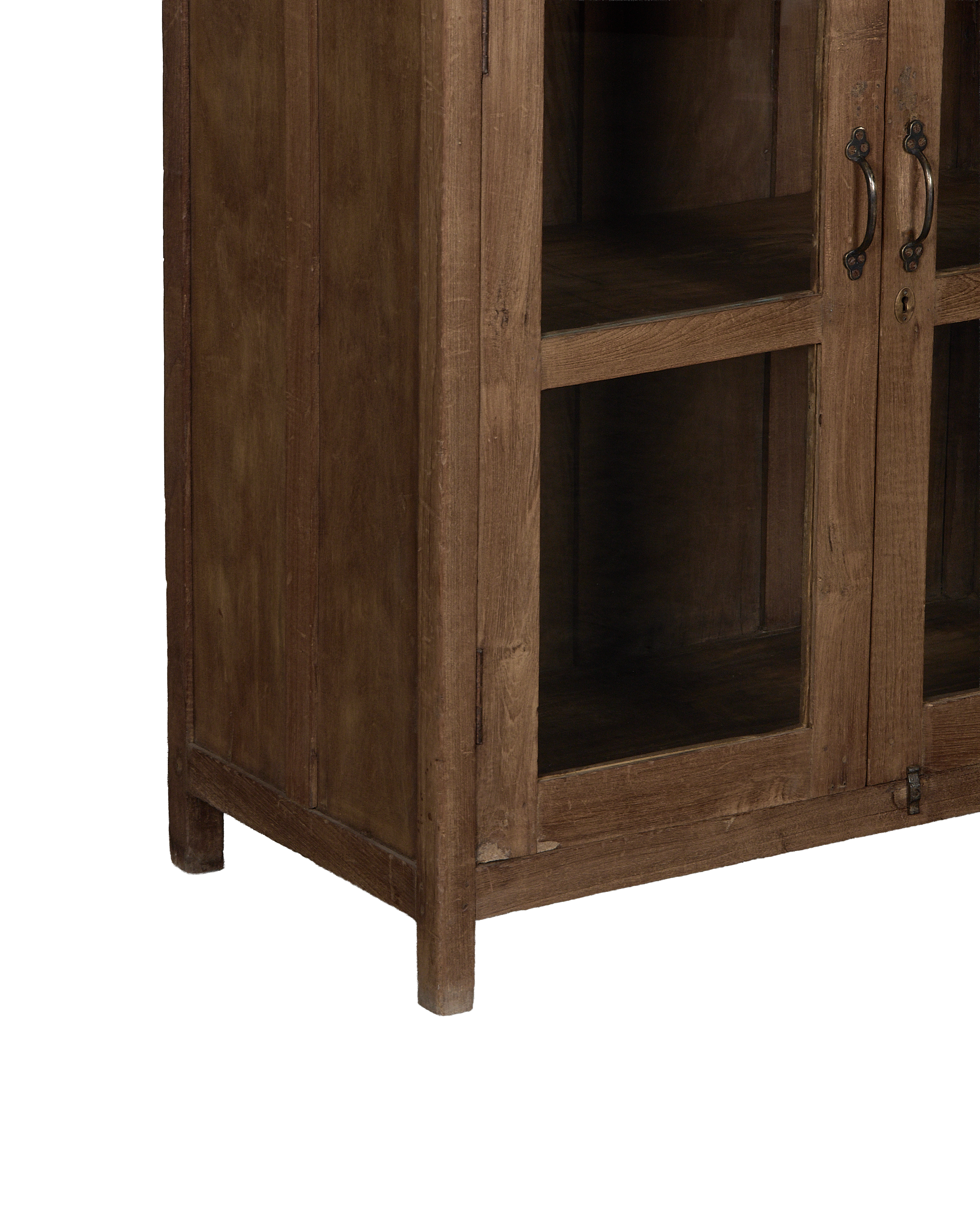 Wood Cabinet - Natural side view