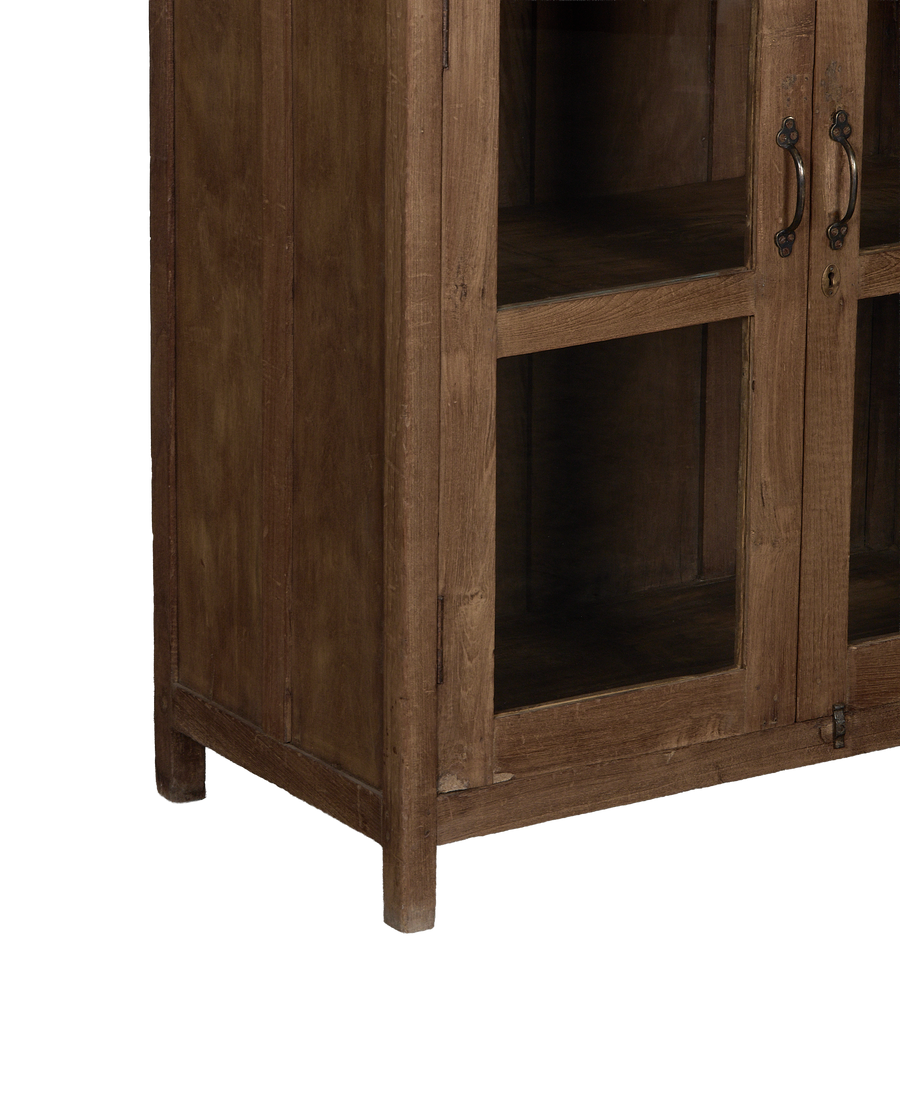 Wood Cabinet - Natural side view