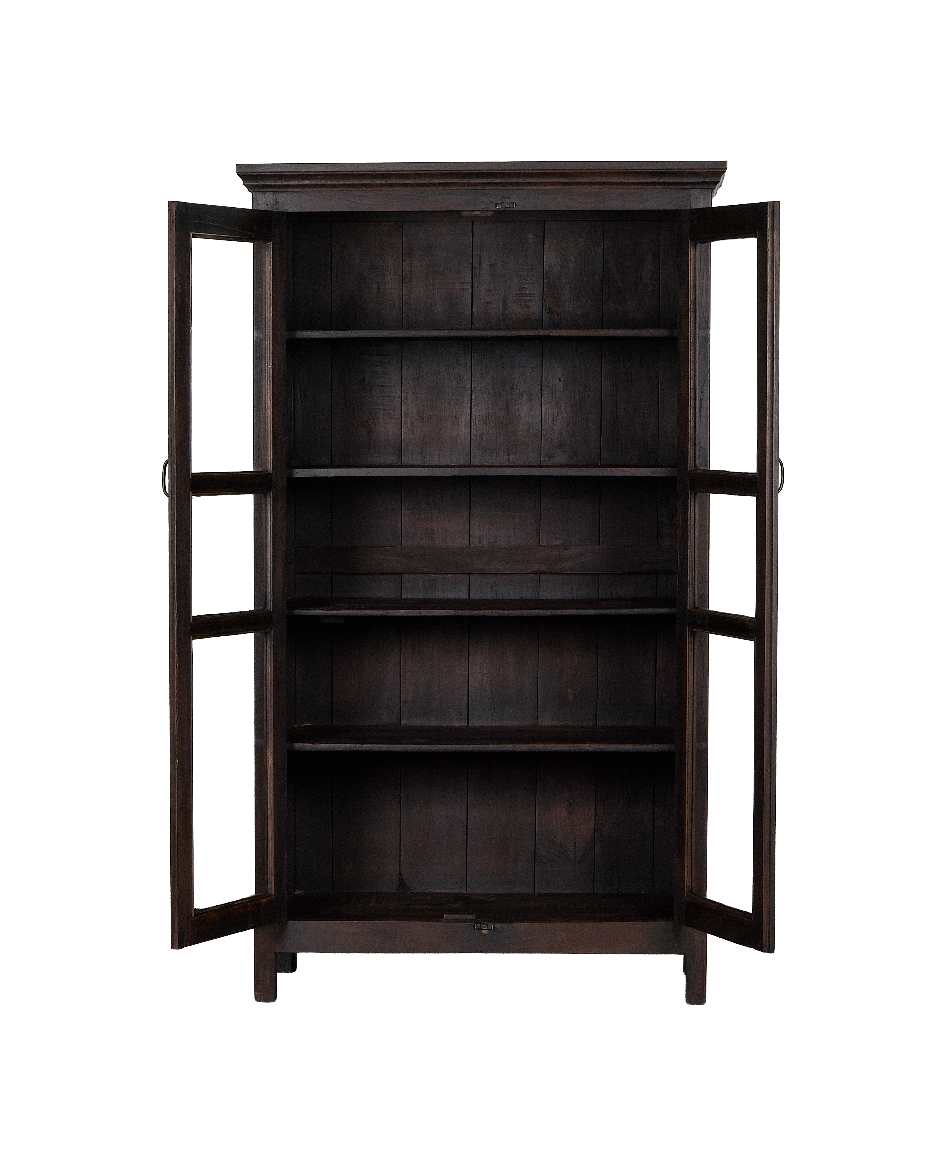 Wood Cabinet - Stained detail view