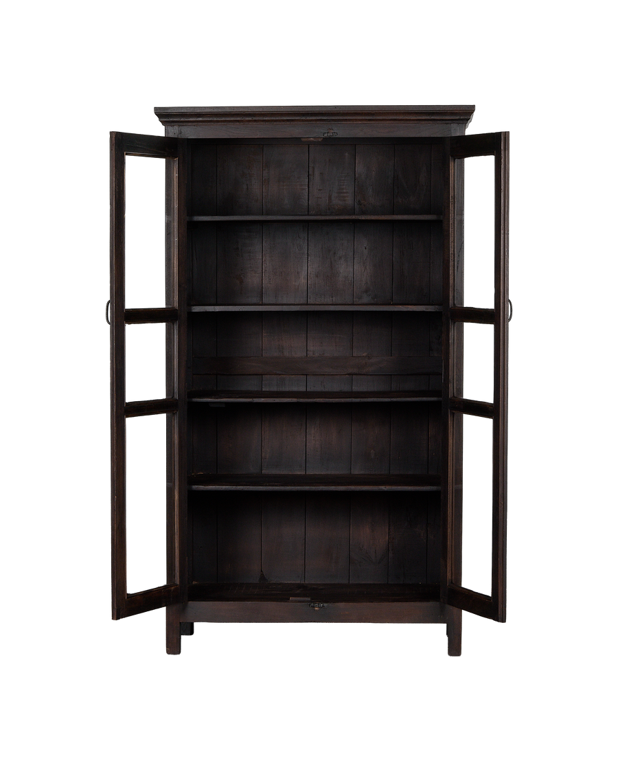 Wood Cabinet - Stained detail view