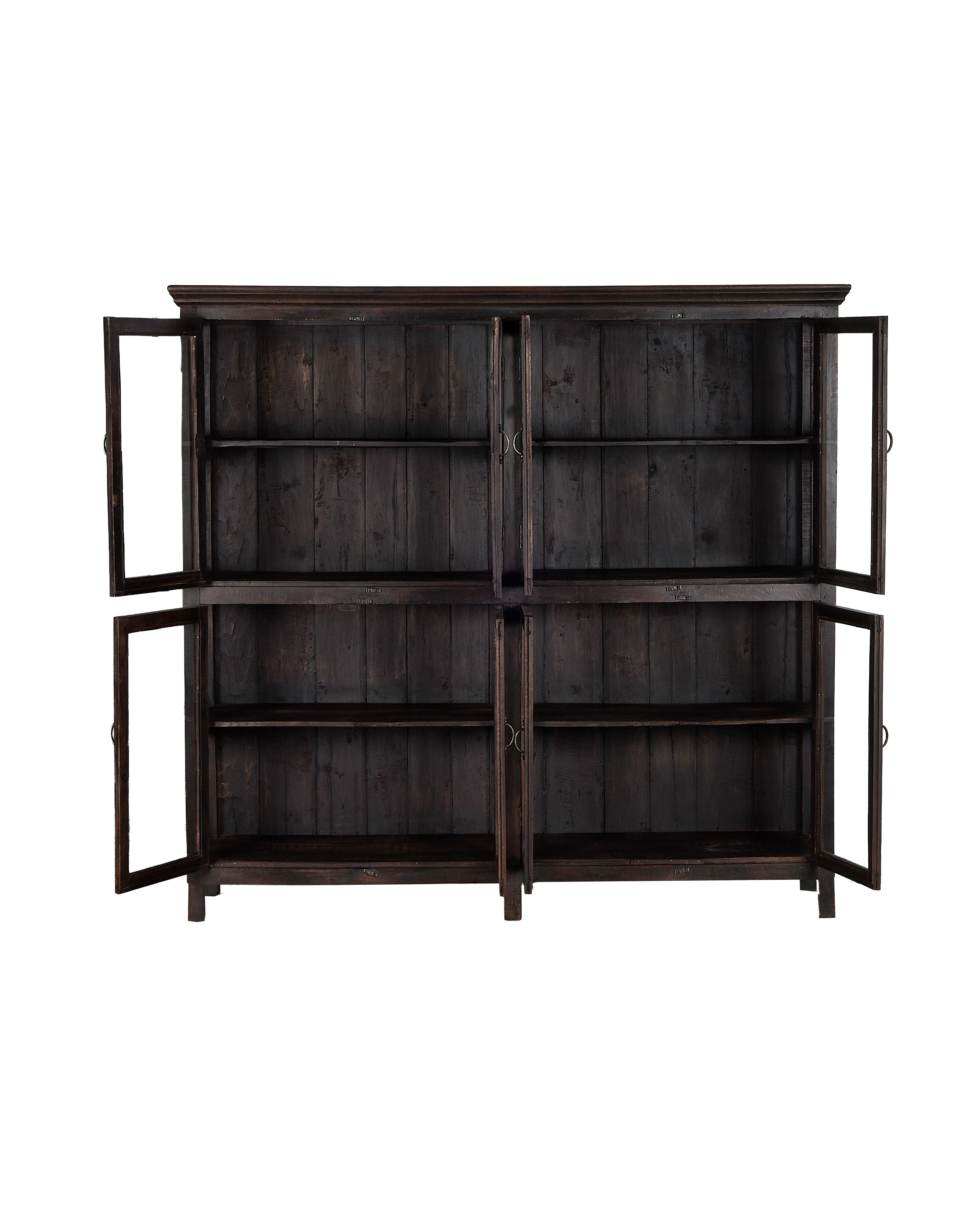Wood Cabinet - Stained detail view