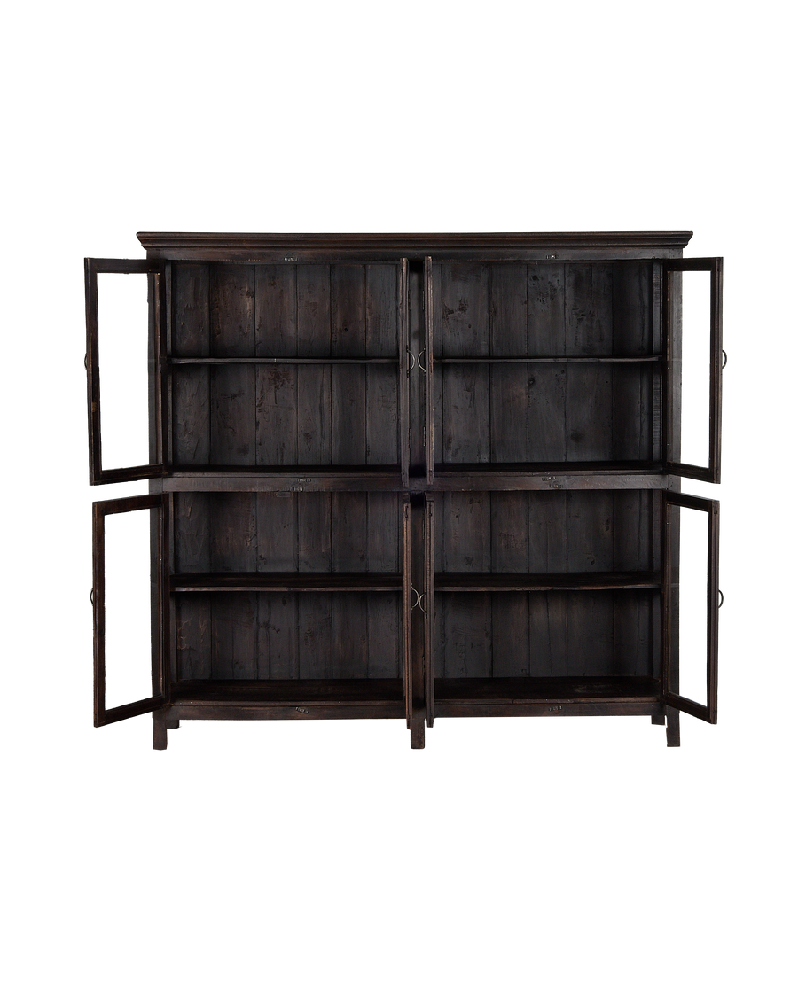 Wood Cabinet - Stained detail view
