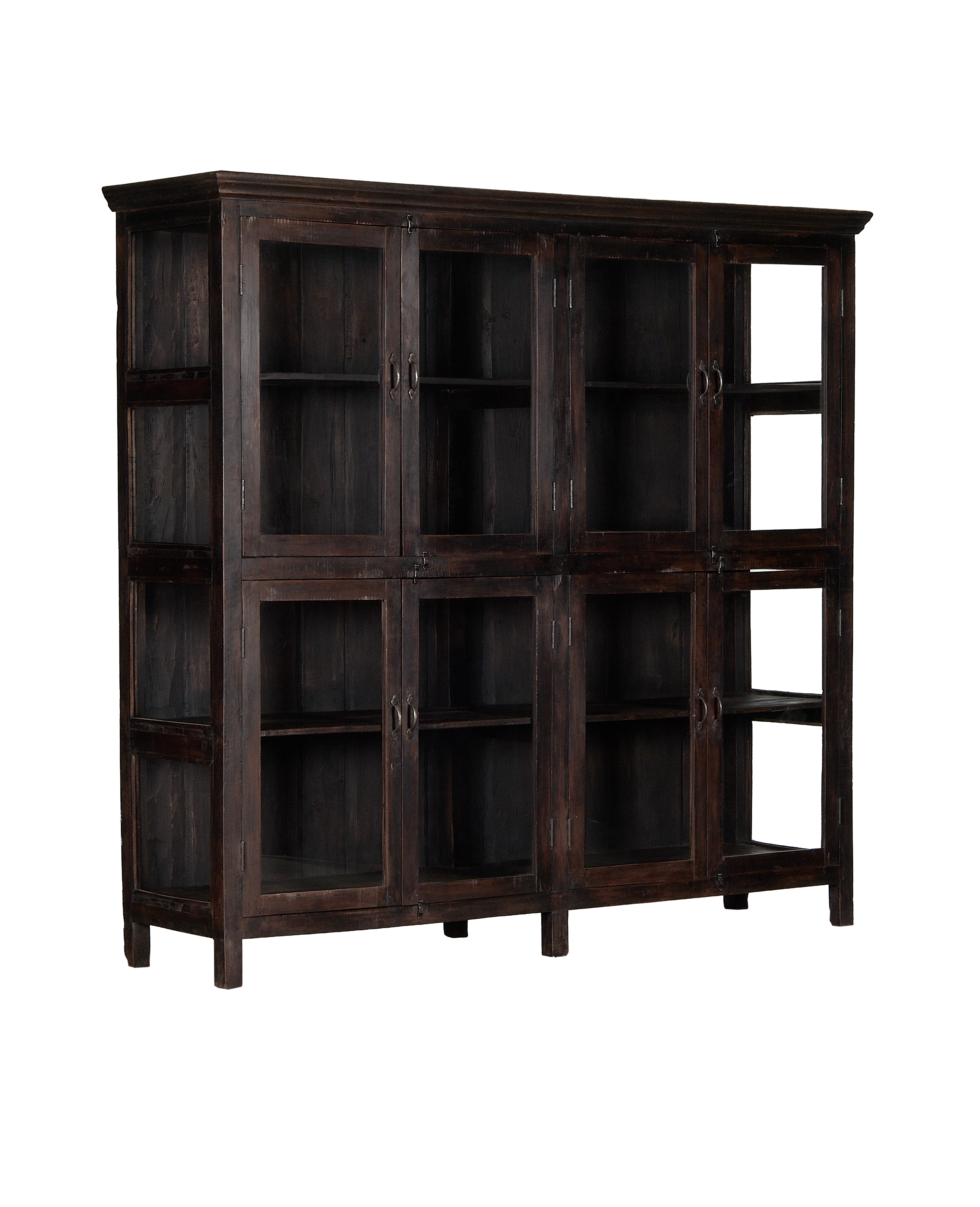 Wood Cabinet - Stained alternate angle