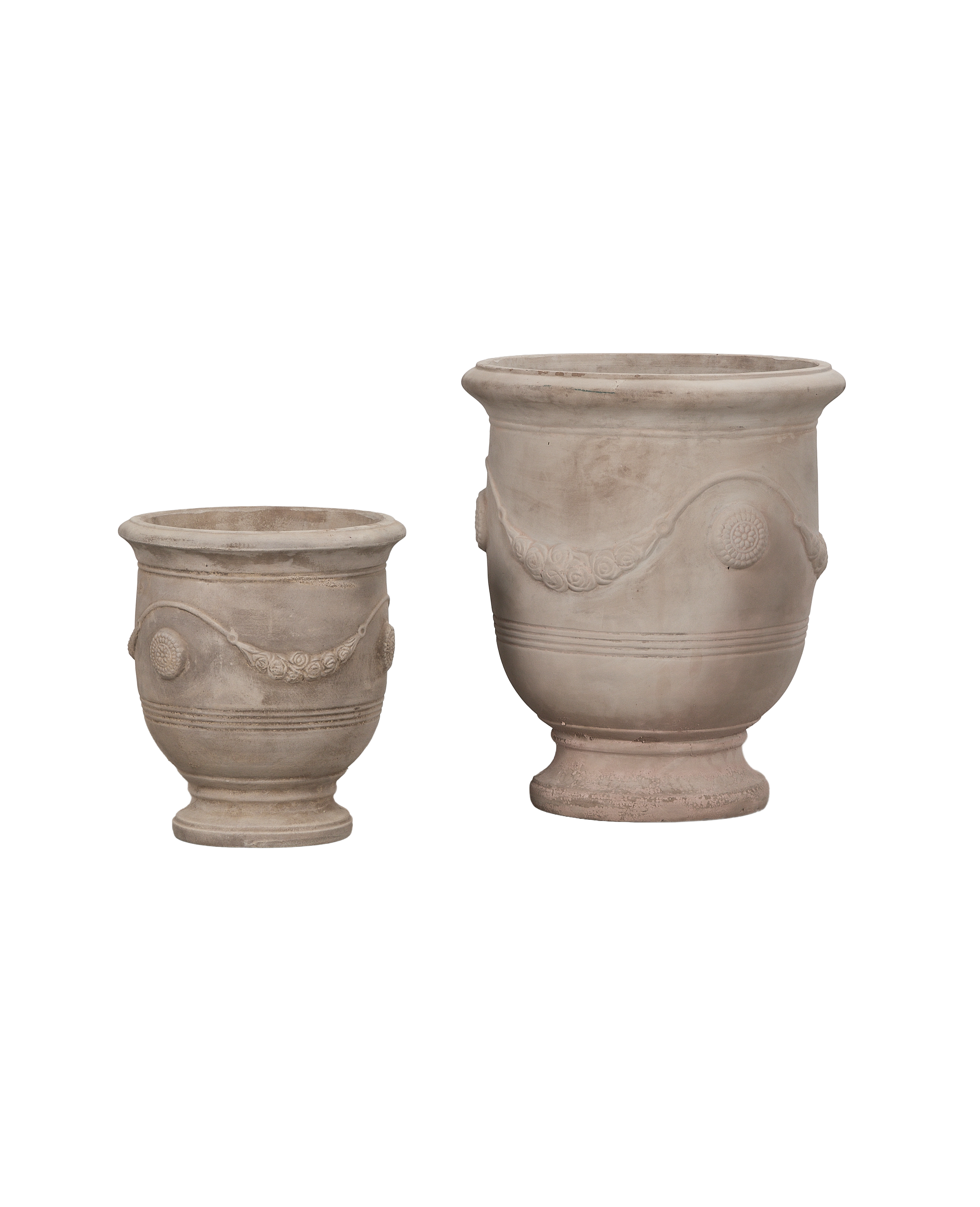 Laurel Planter, Medium, ceramic, front view
