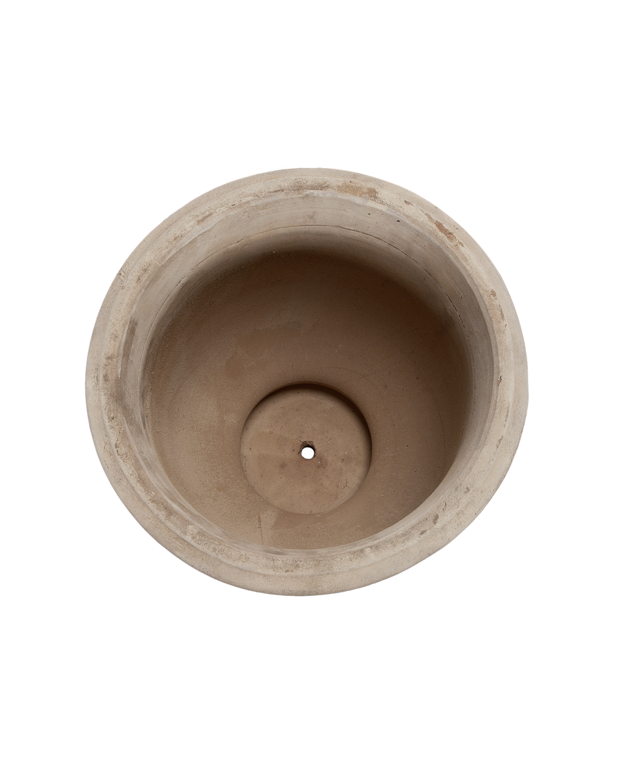 Laurel Planter, Medium, ceramic, overhead view
