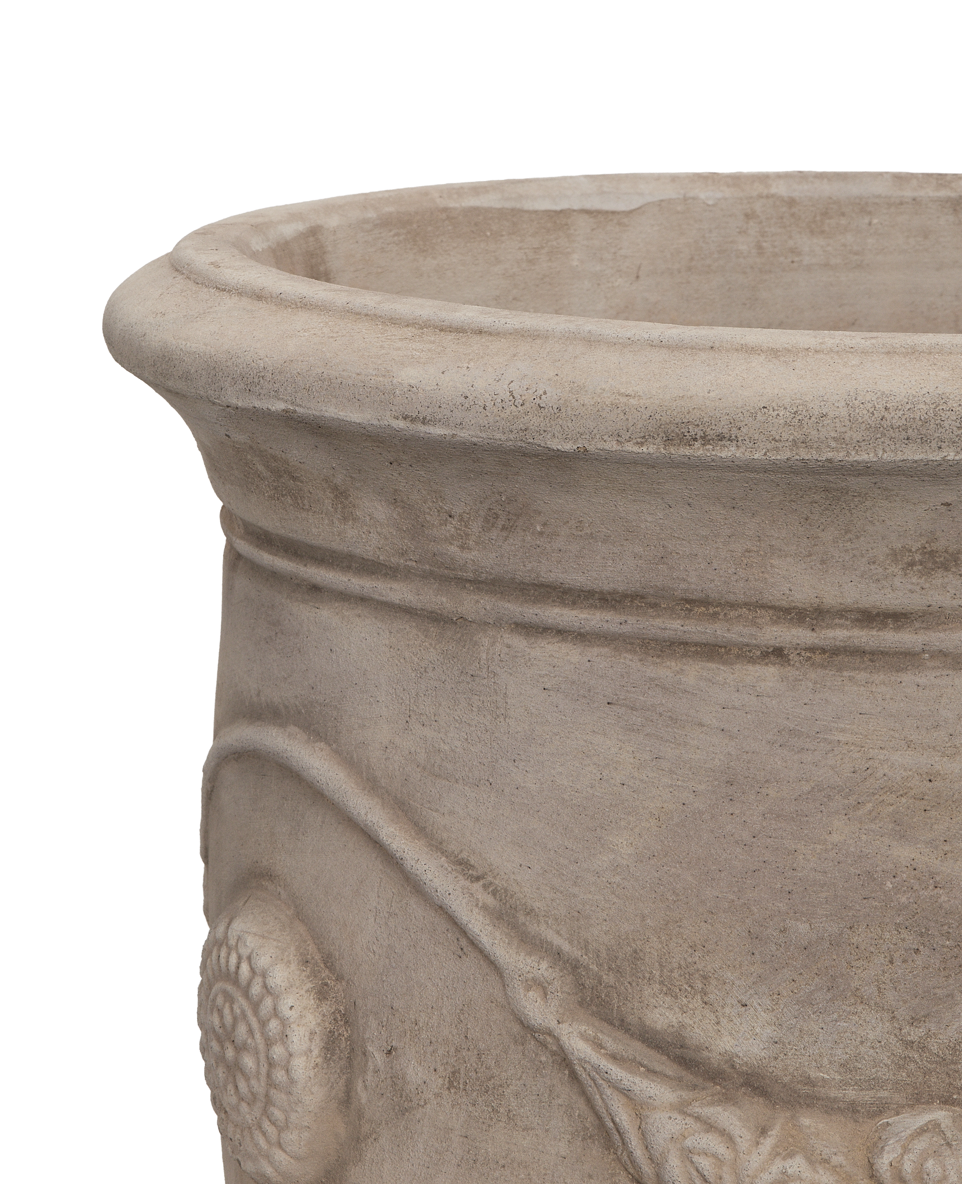 Laurel Planter, Medium, ceramic, detail