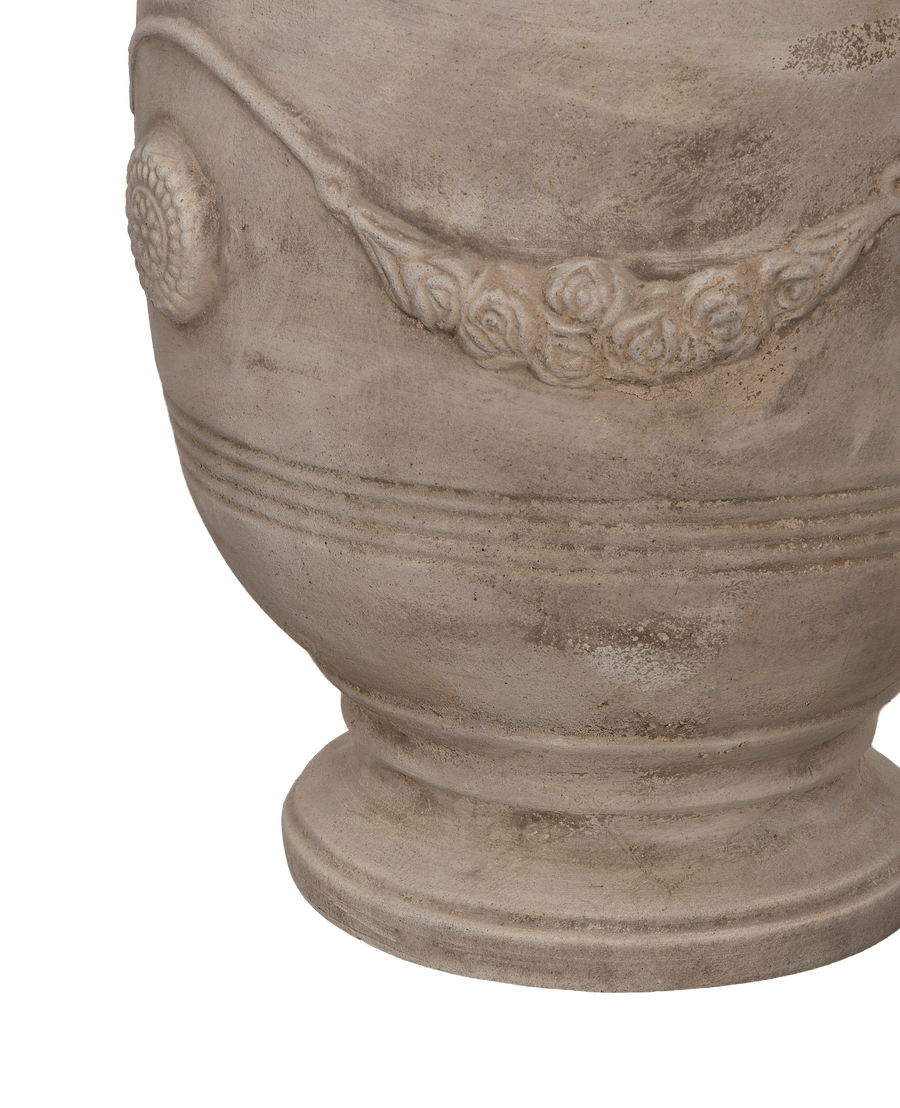 Laurel Planter, Medium, ceramic, detail