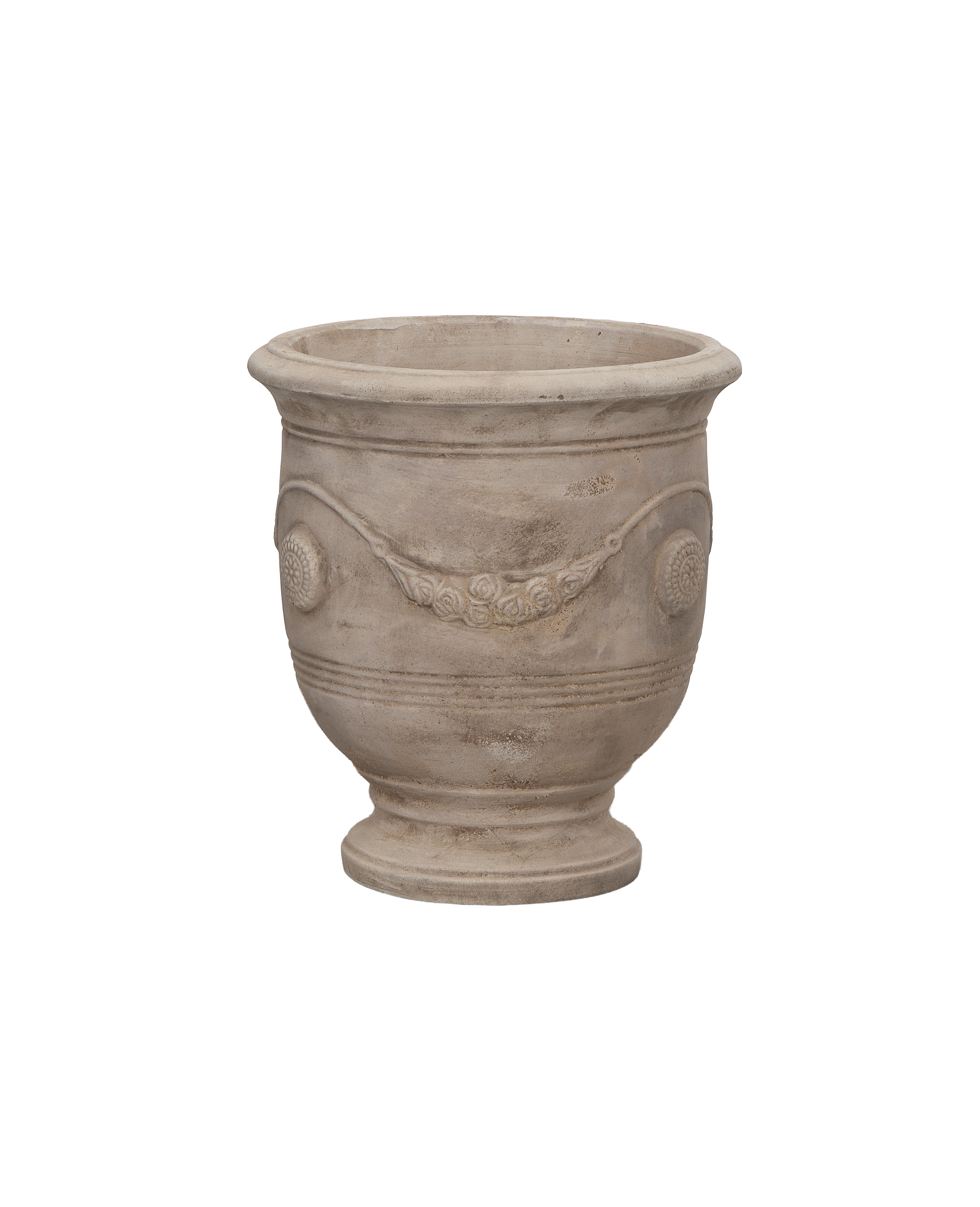 Laurel Planter, Medium, ceramic, front view
