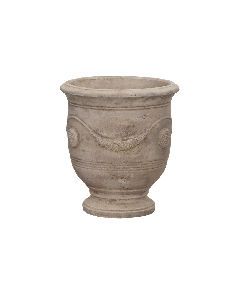 Laurel Planter, Medium, ceramic, front view