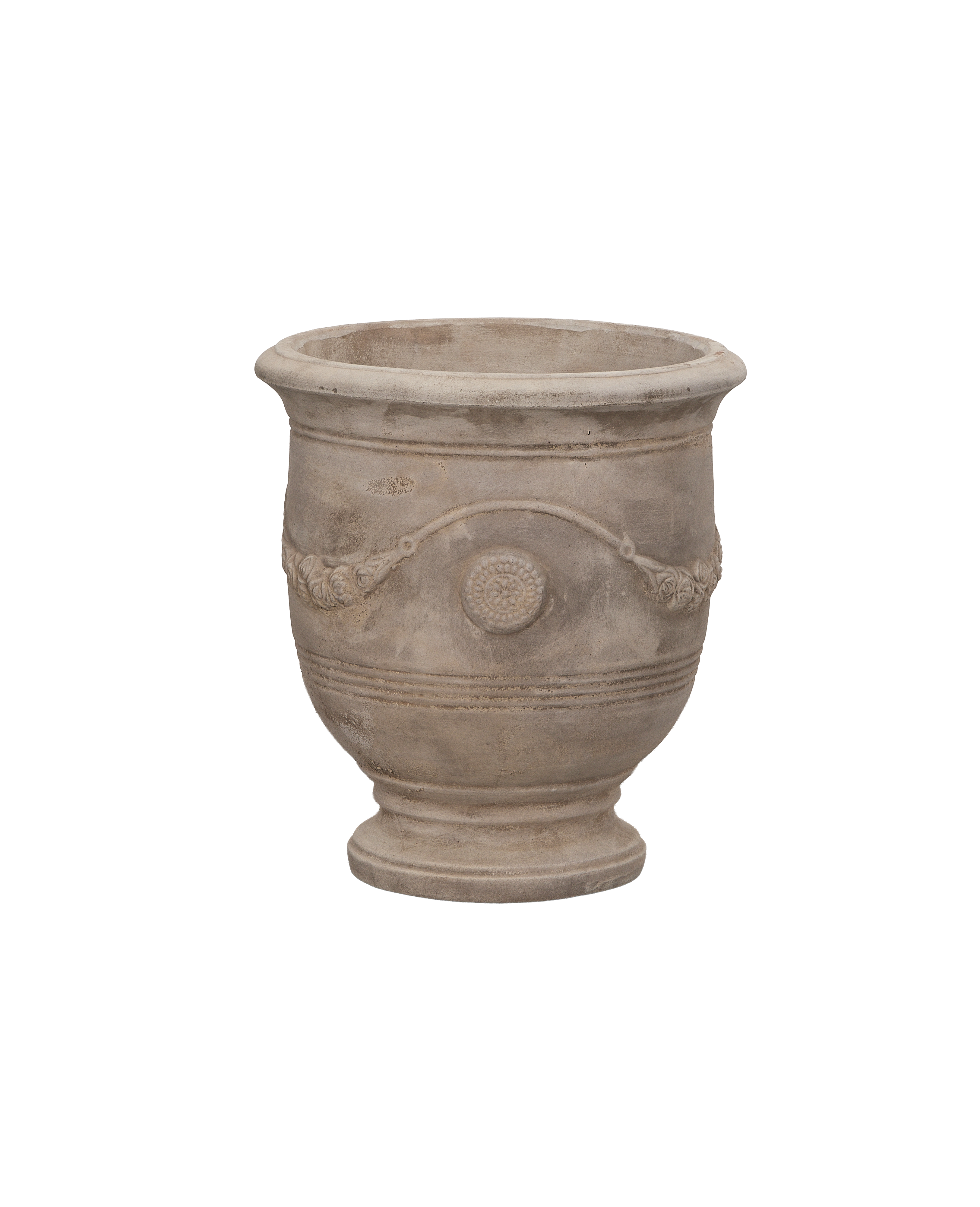 Laurel Planter, Medium, ceramic, front view