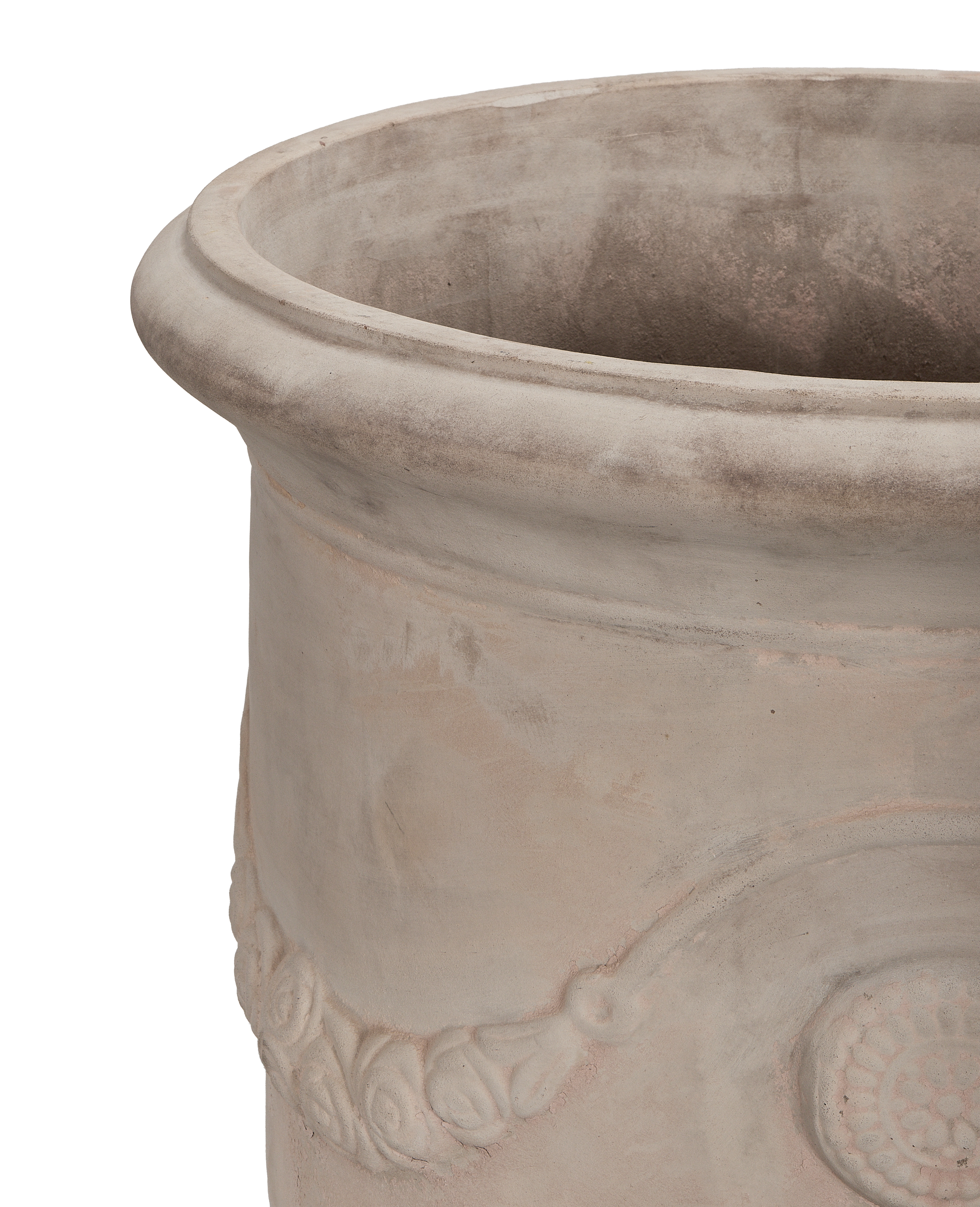 Laurel Planter, Large, ceramic, detail