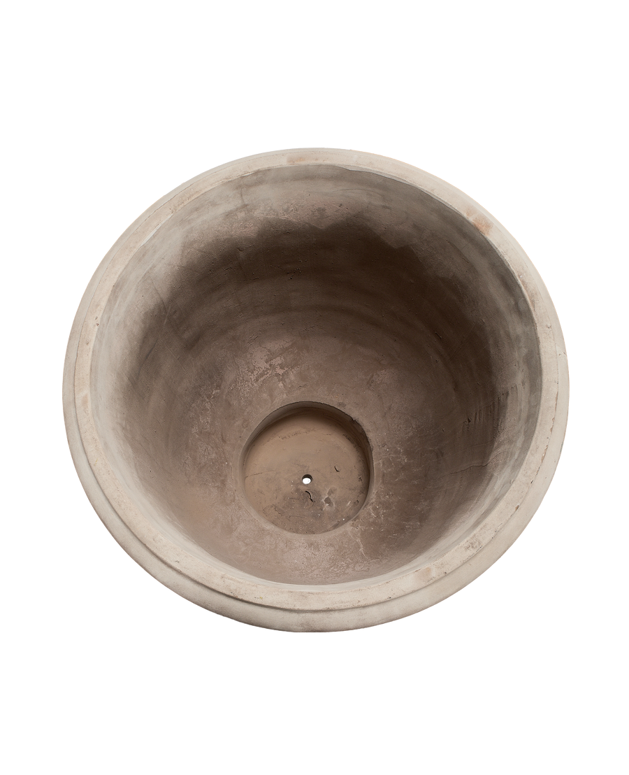 Laurel Planter, Large, ceramic, overhead view