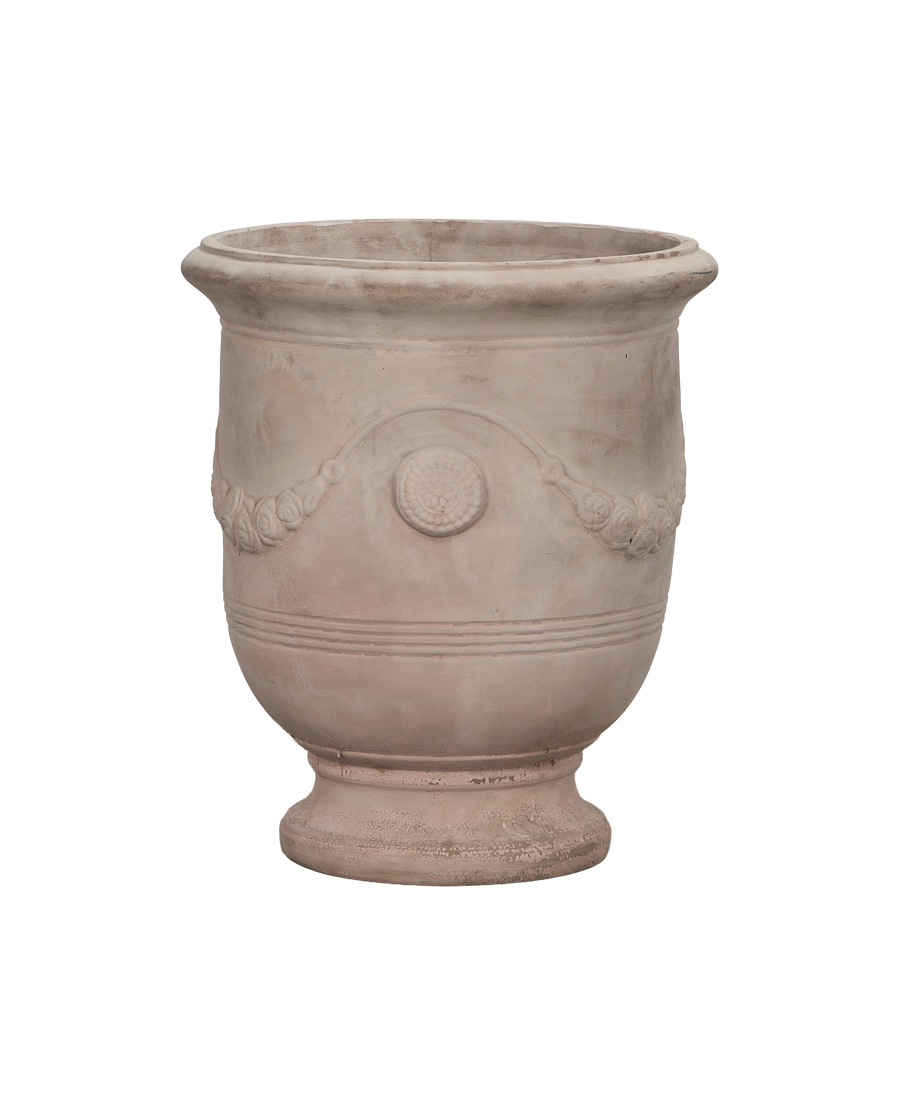 Laurel Planter, Large, ceramic, front view