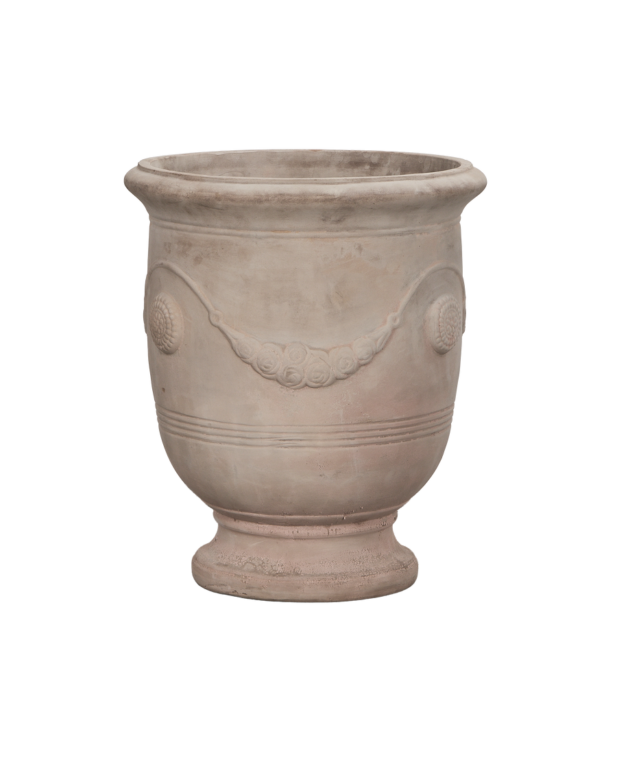 Laurel Planter, Large, ceramic, front view