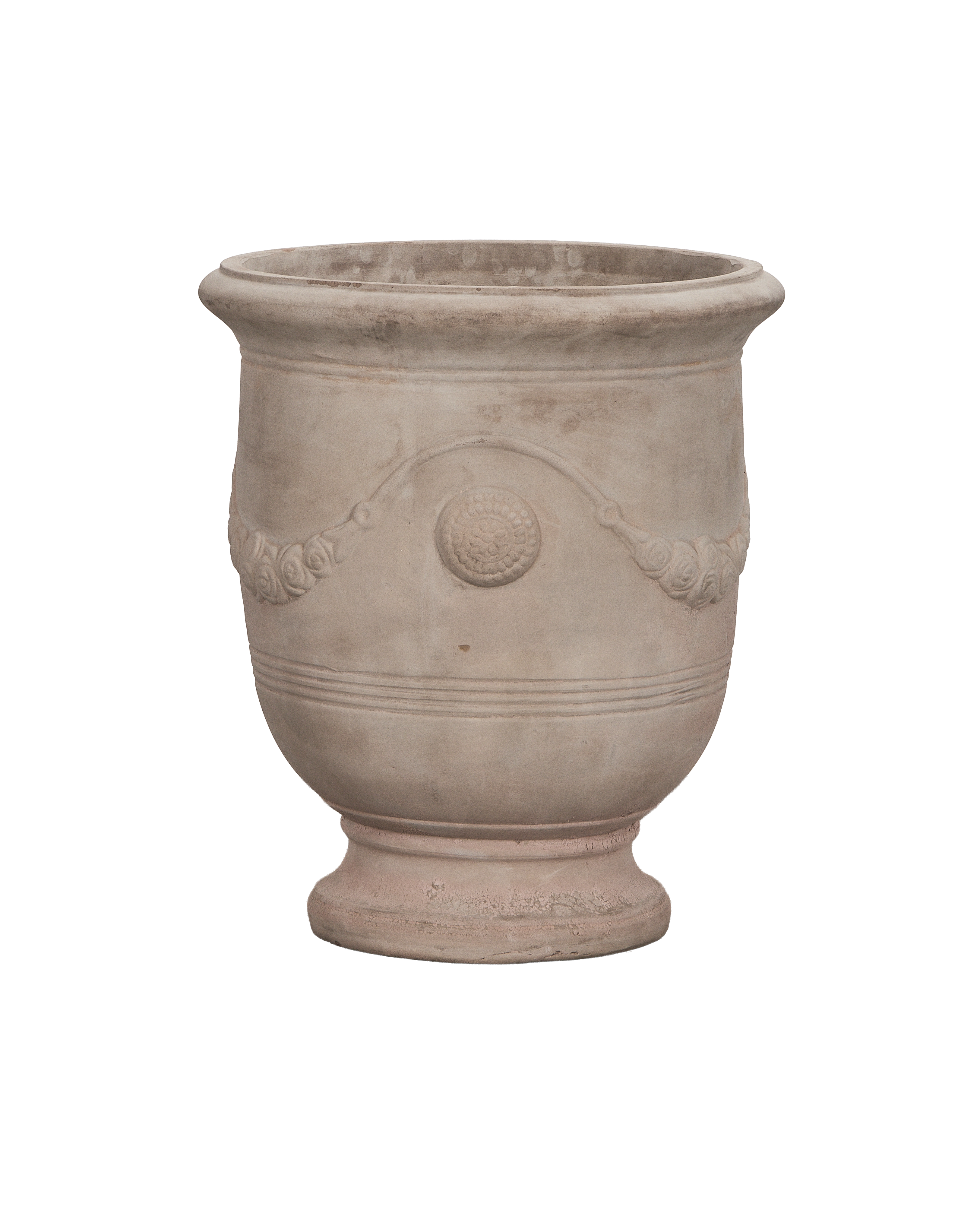 Laurel Planter, Large, ceramic, front view