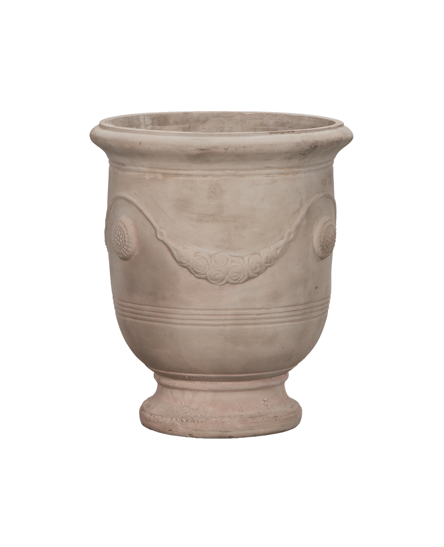 Laurel Planter, Large, ceramic, front view