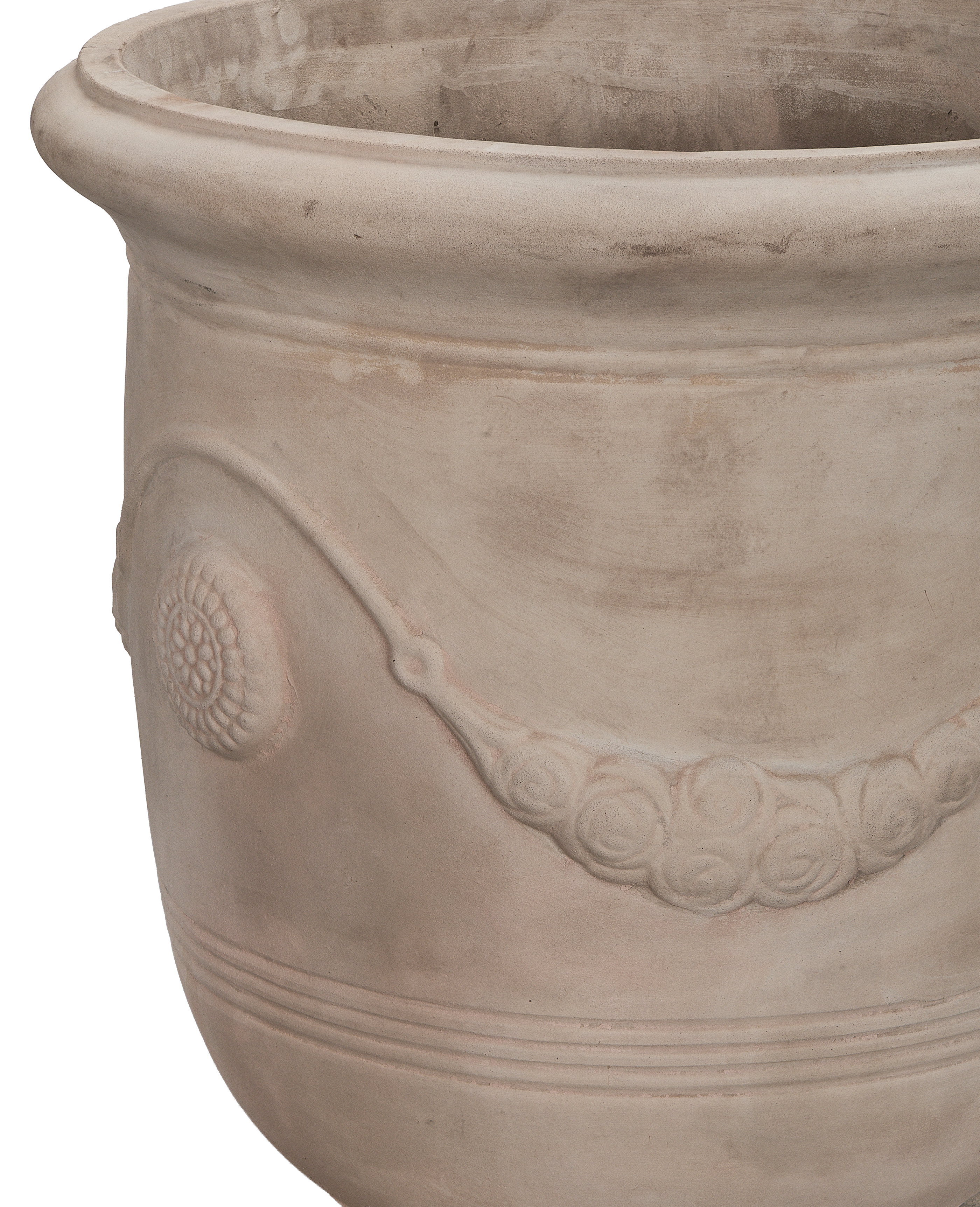 Laurel Planter, Large, ceramic, detail