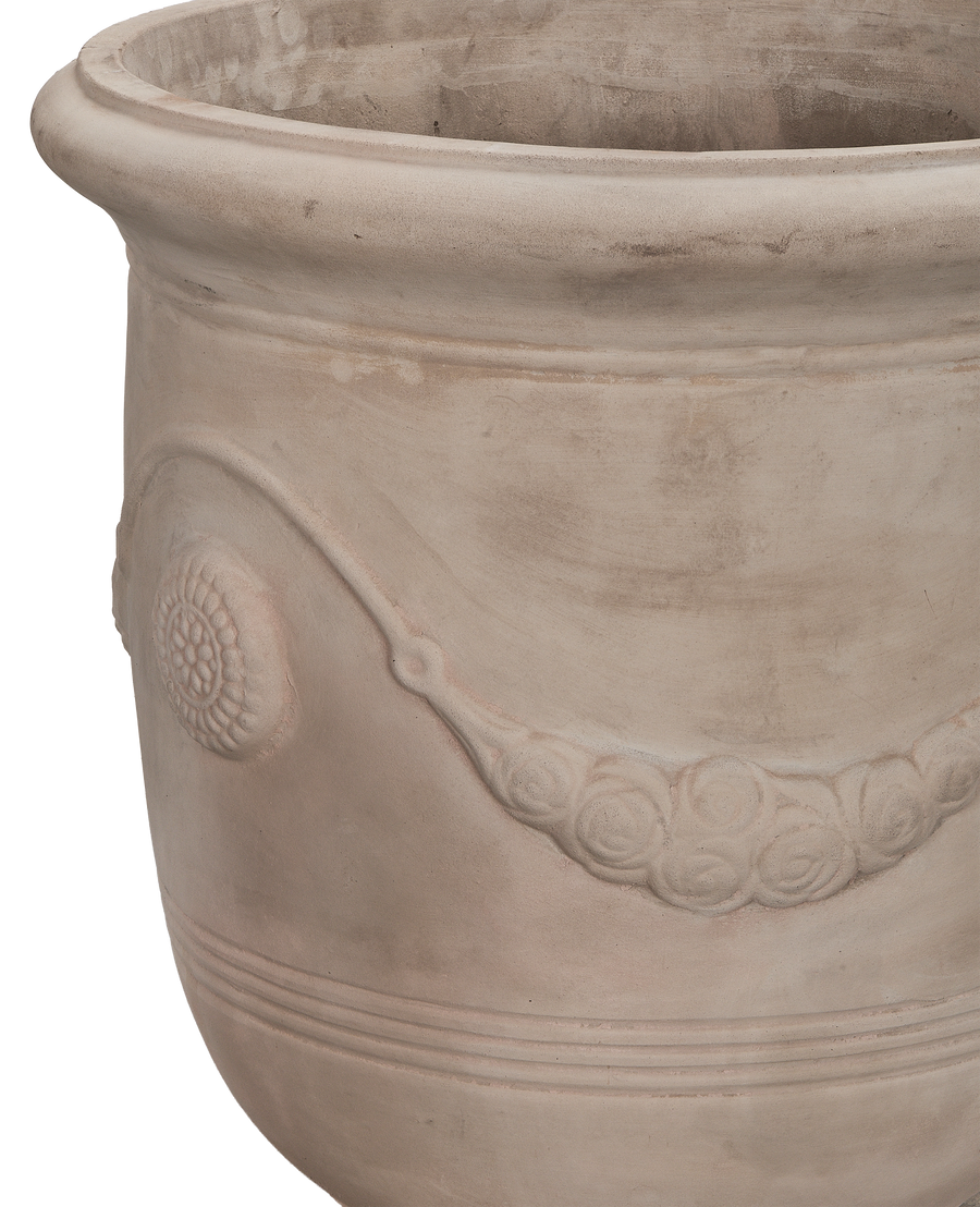 Laurel Planter, Large, ceramic, detail