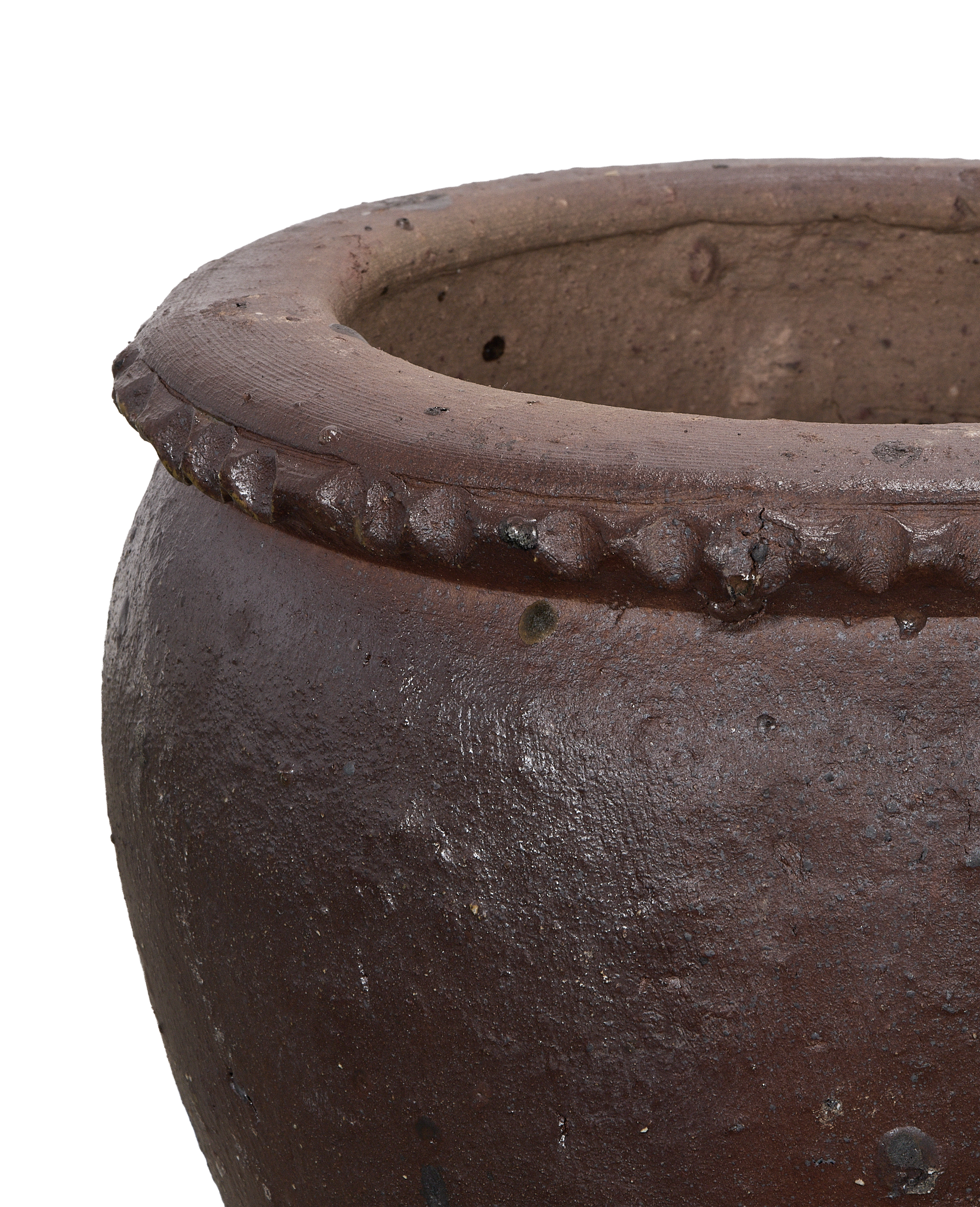 Sienna Wide Mouth Planter, Extra-Small, ceramic, detail