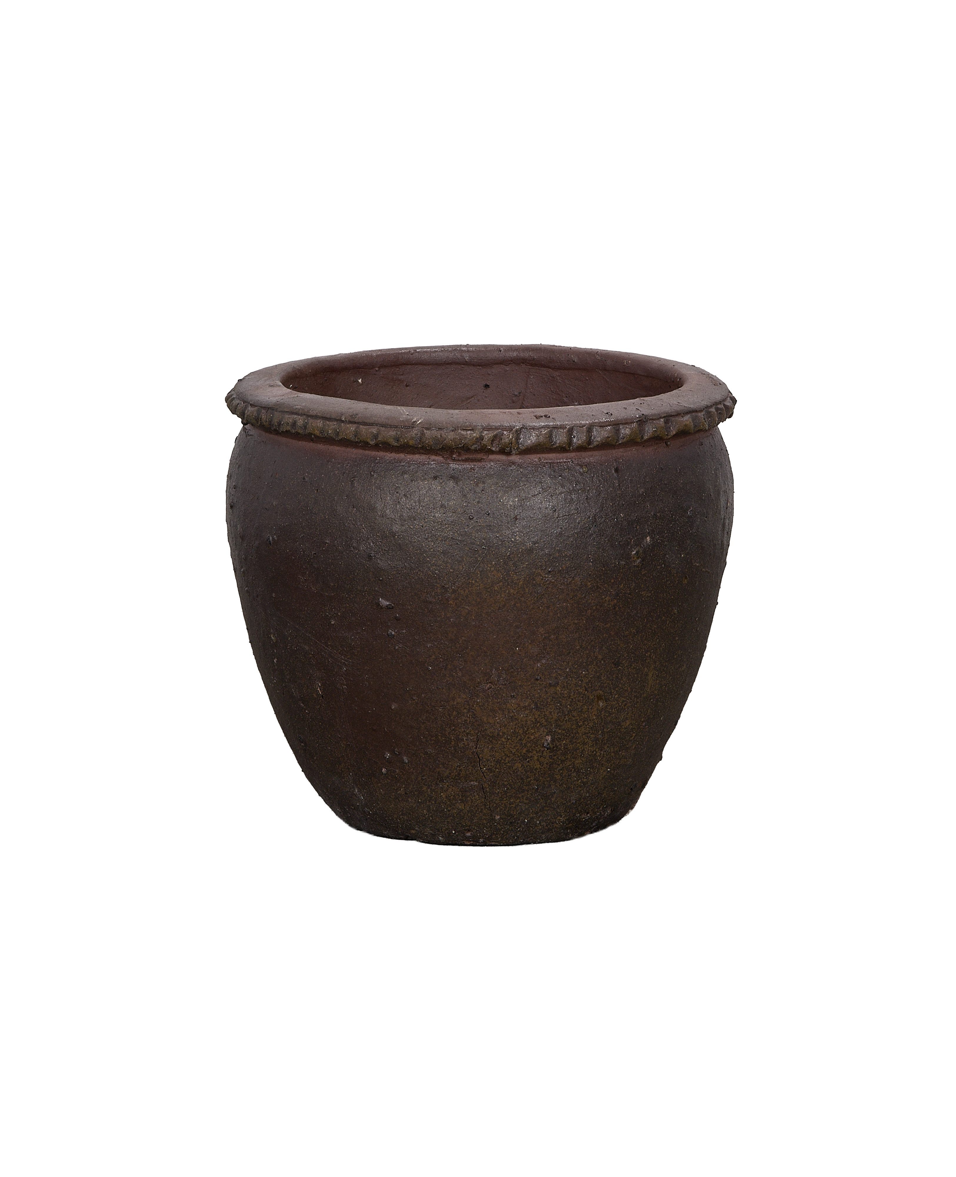 Sienna Wide Mouth Planter, Small, ceramic, detail