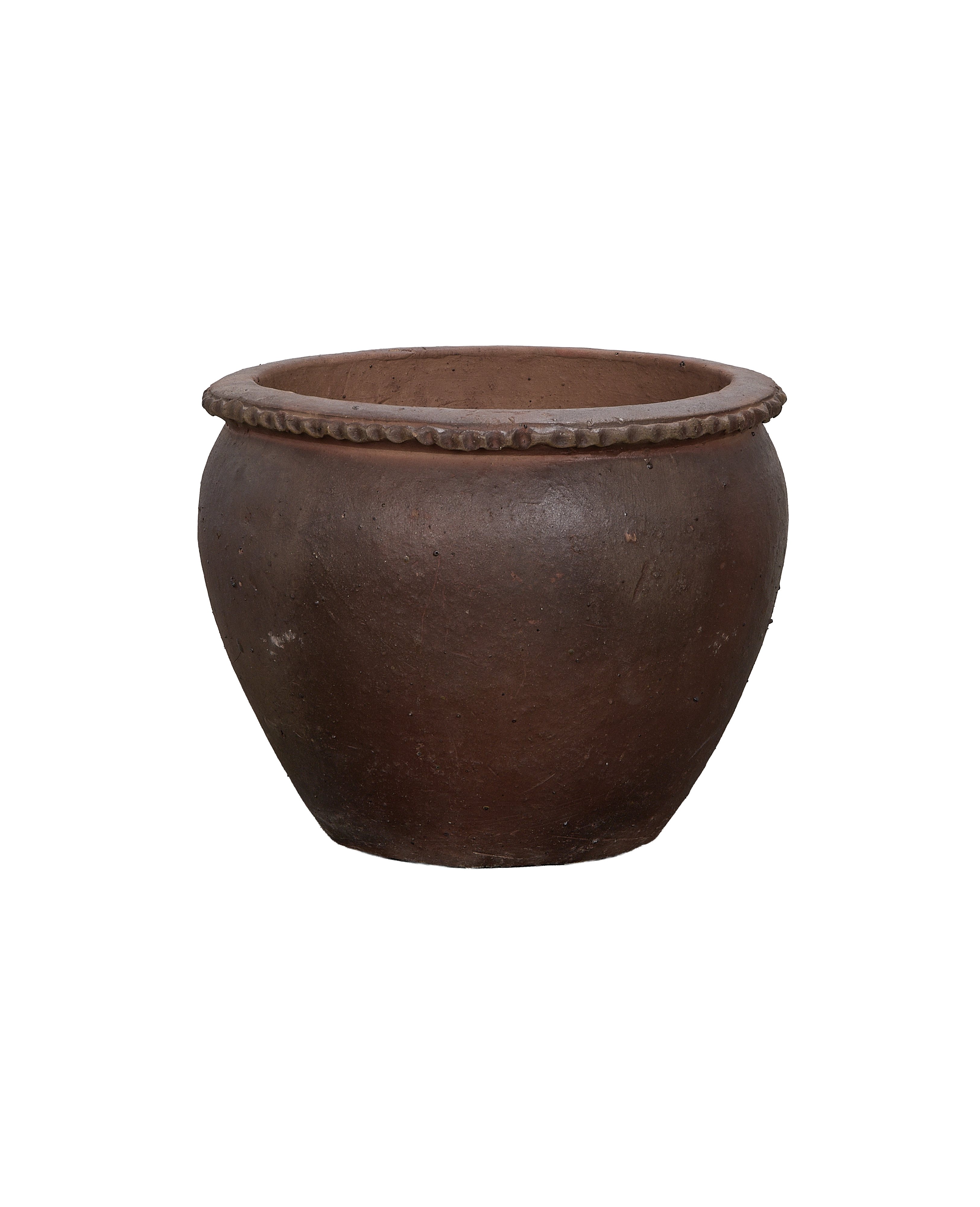 Sienna Wide Mouth Planter, Medium, ceramic, detail