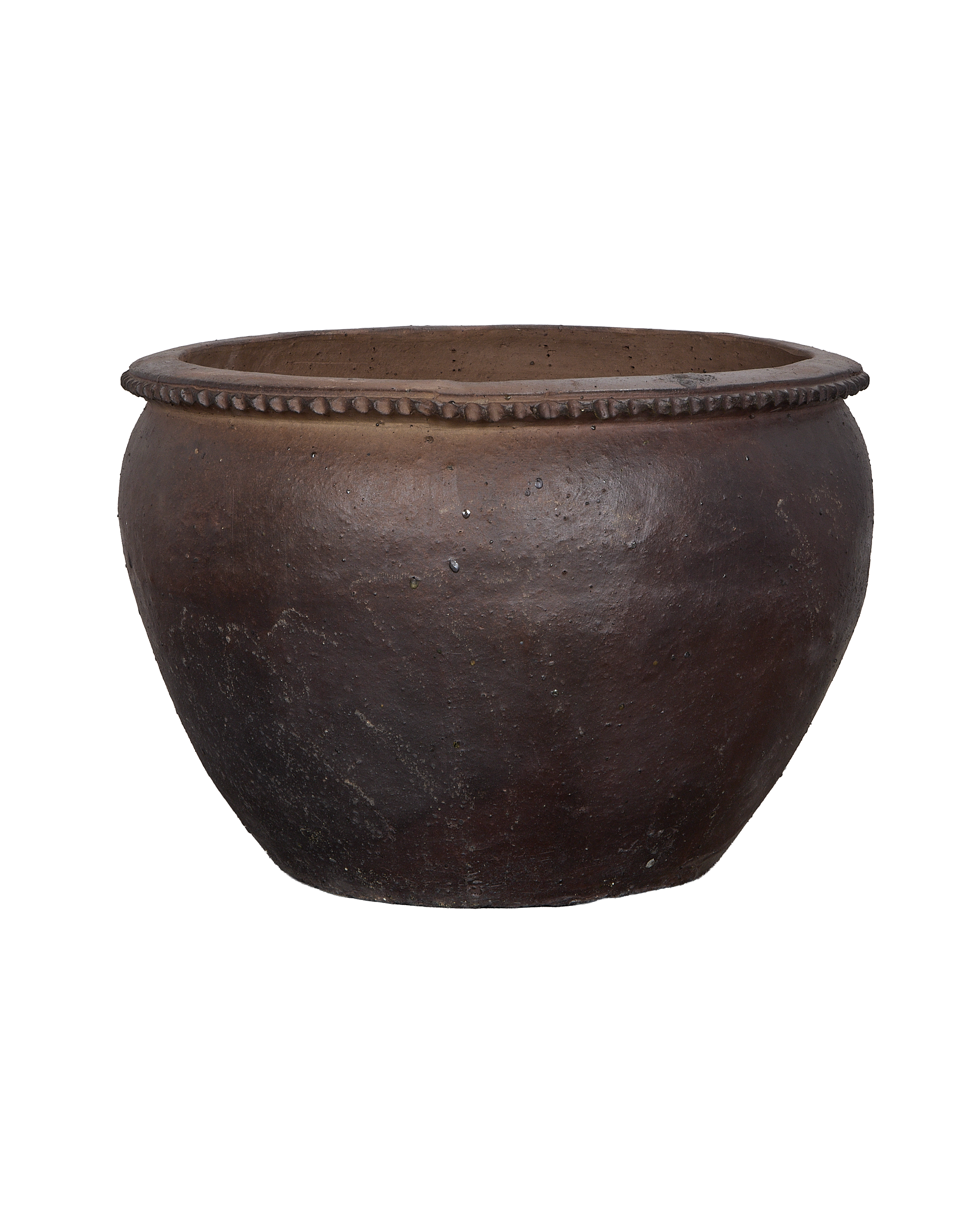 Sienna Wide Mouth Planter, Extra-Large, ceramic, detail