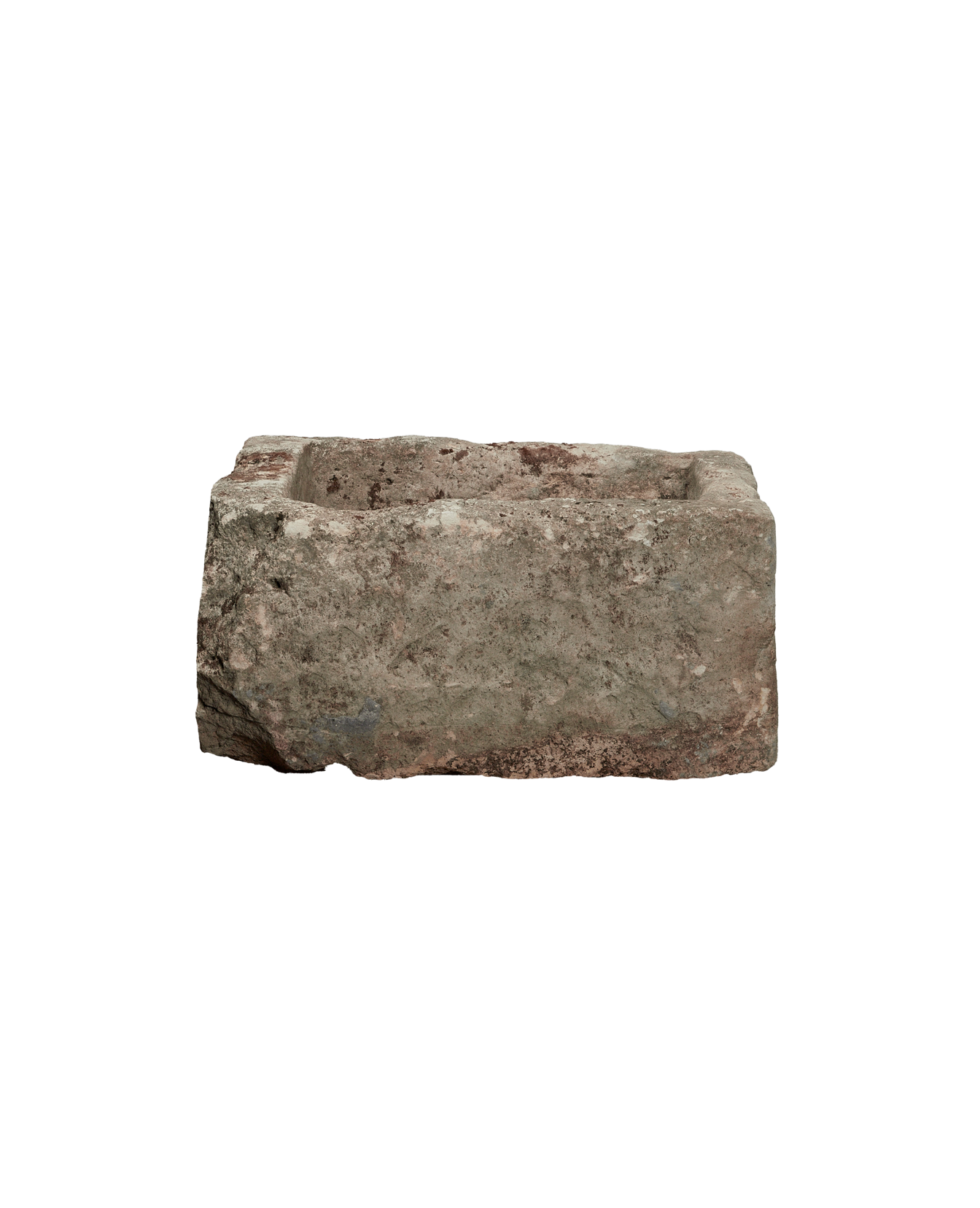 Vintage Limestone Trough - Rectangle from Indonesia - Planters, Fountains, & Water Features