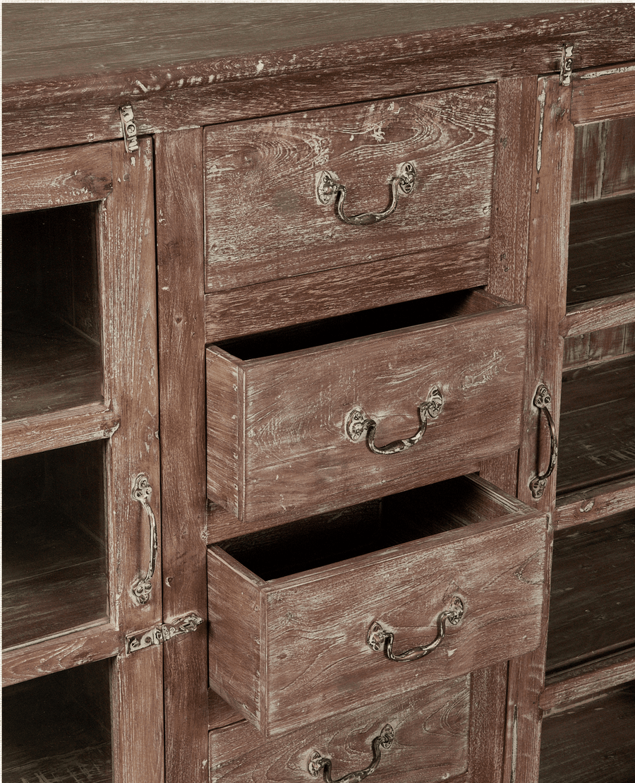 Vintage Wood Cabinet from India made of Wood