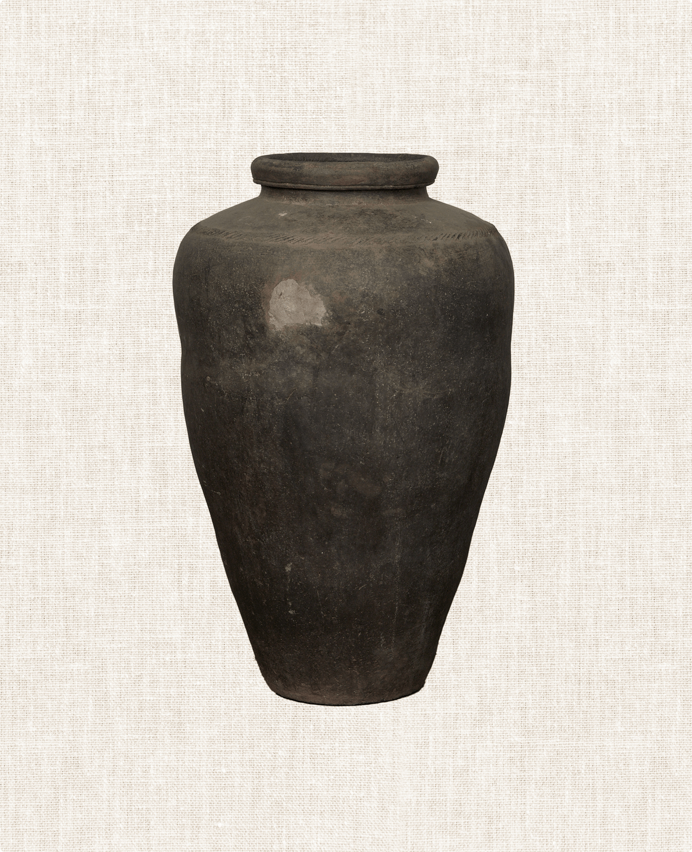 Vintage Grain Pot from India made of Clay