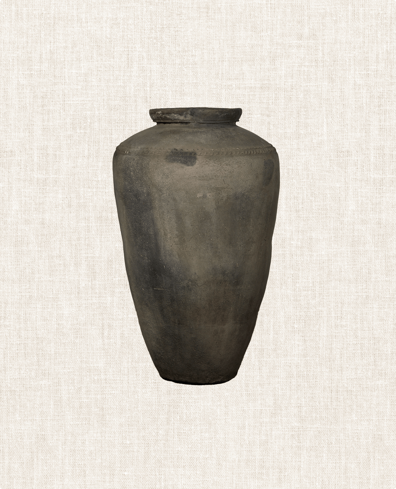 Vintage Grain Pot from India made of Clay